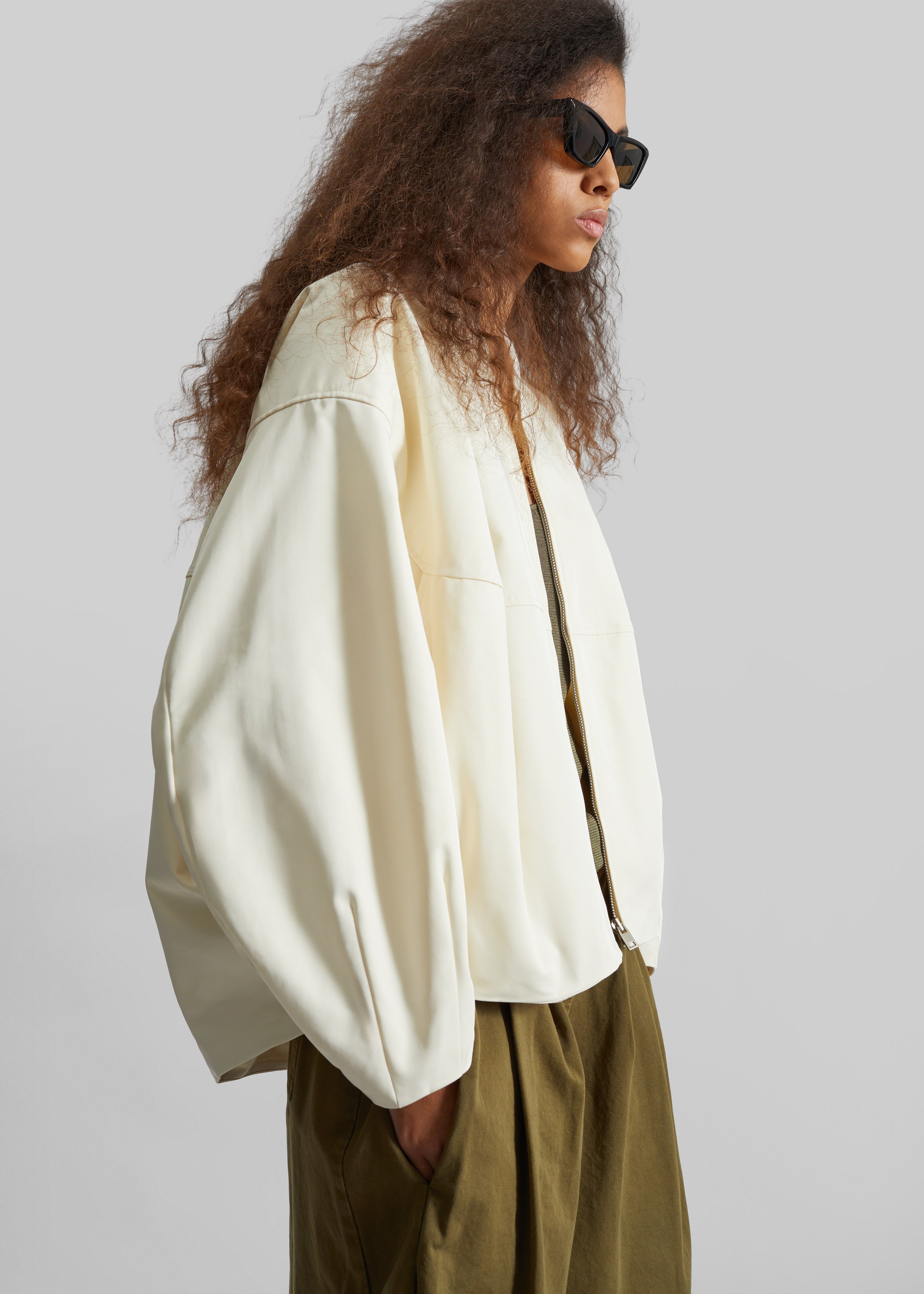 Marslev Cocoon Jacket - Cream