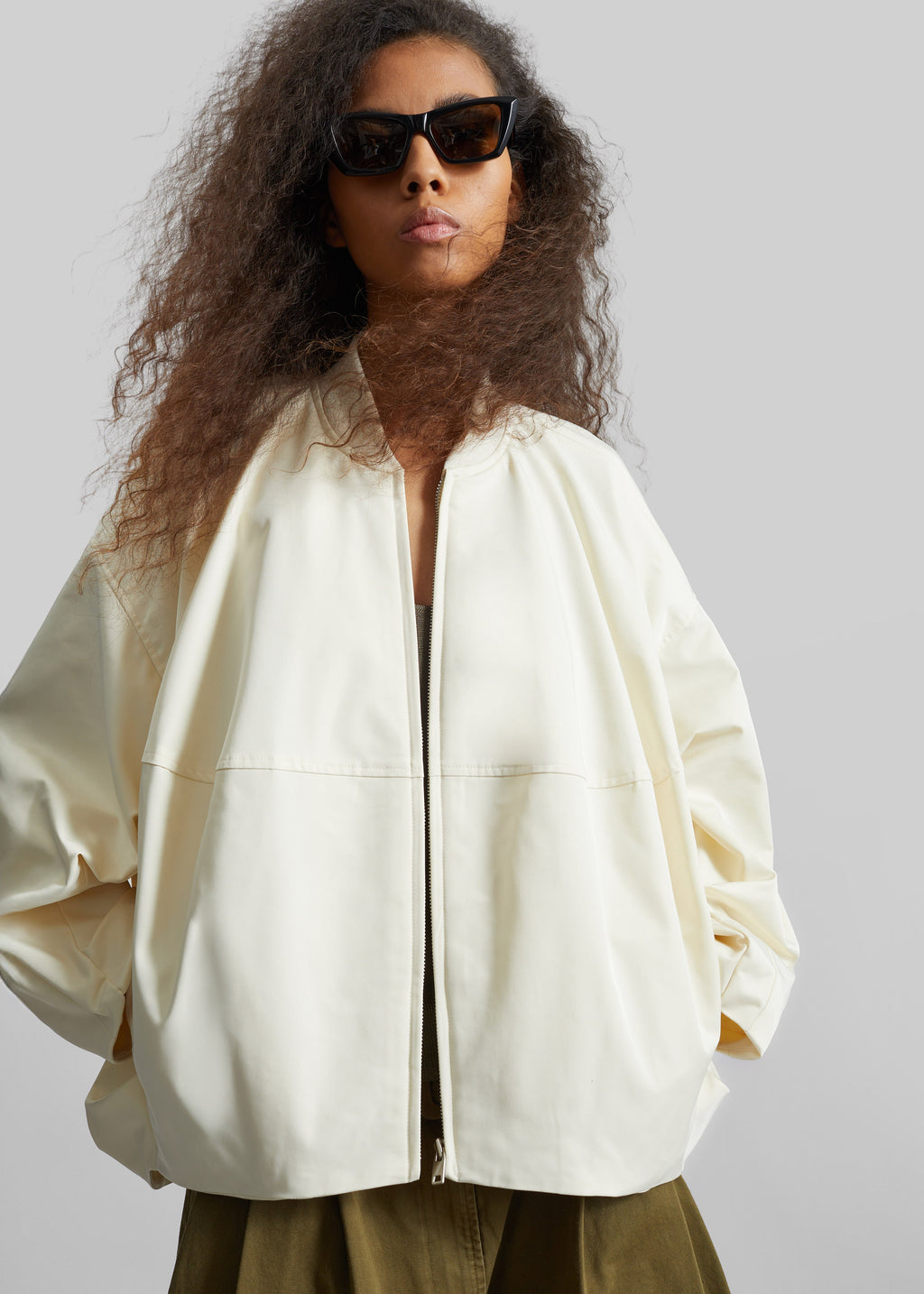 Marslev Cocoon Jacket - Cream