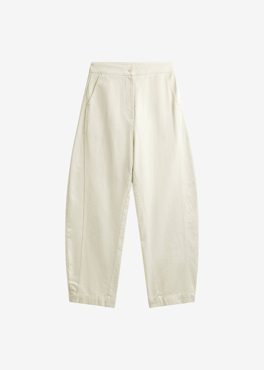 Noyon Barrel Leg Pants - Cream