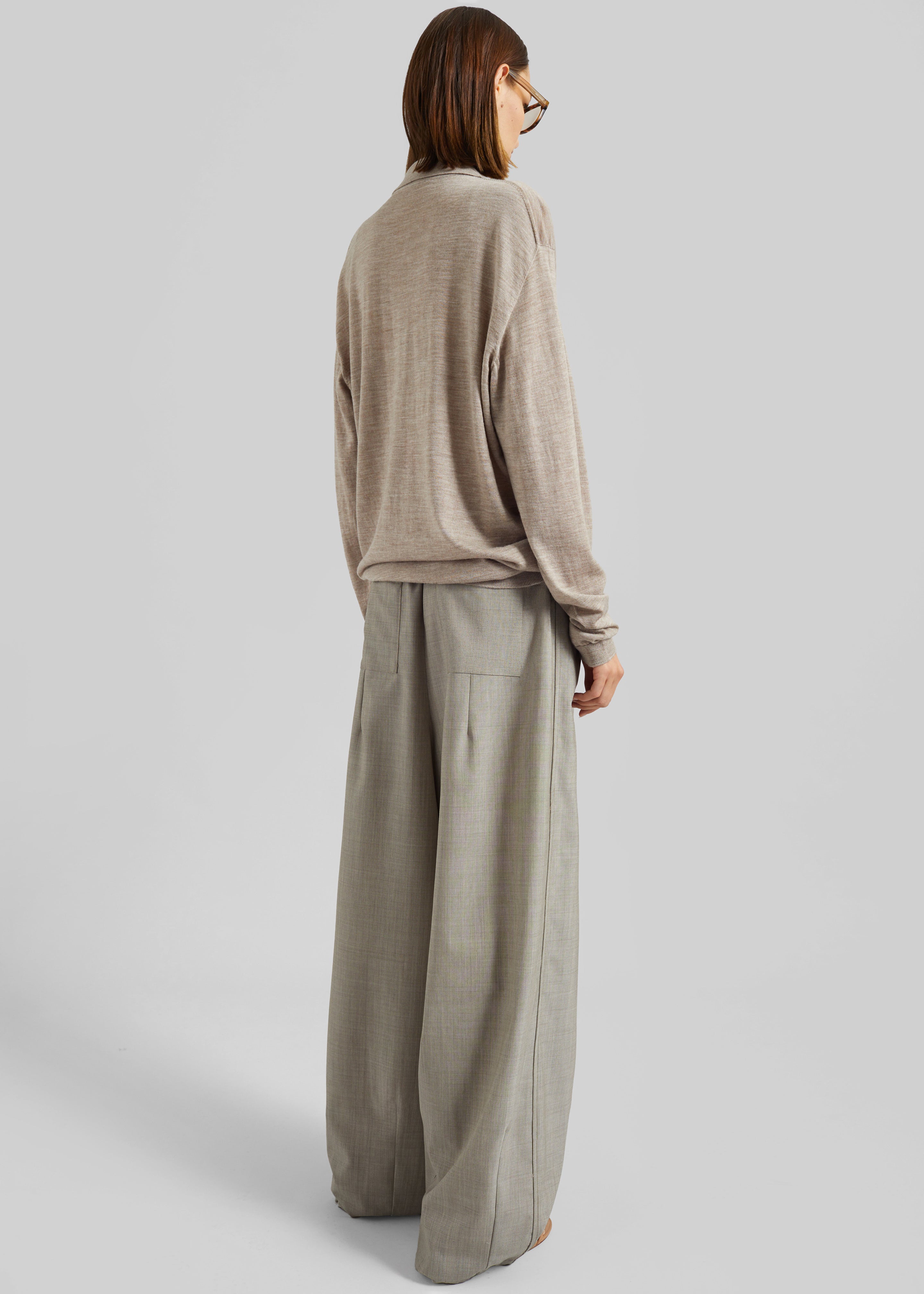 Oakdale Track Pants - Beige Melange