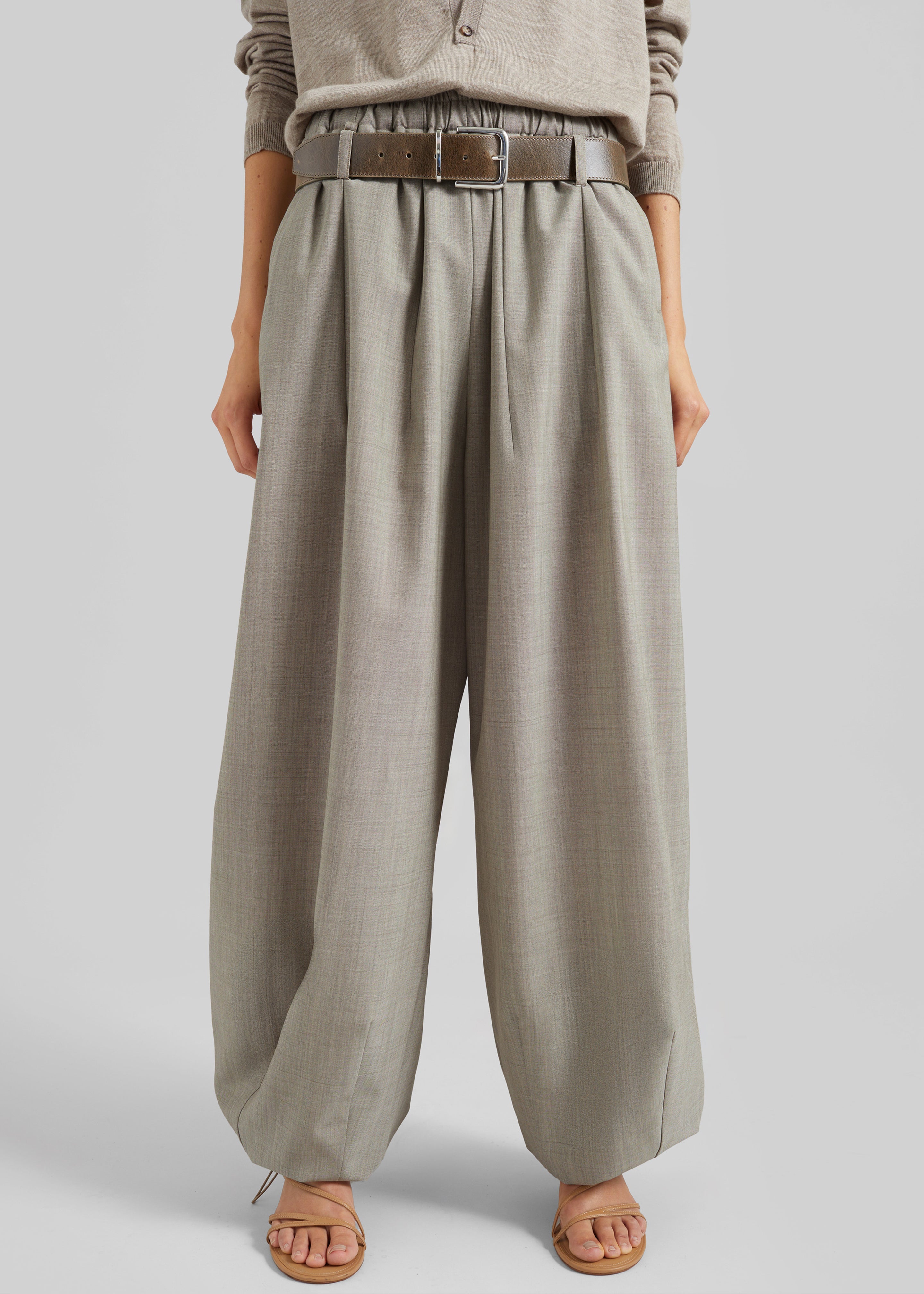 Oakdale Track Pants - Beige Melange
