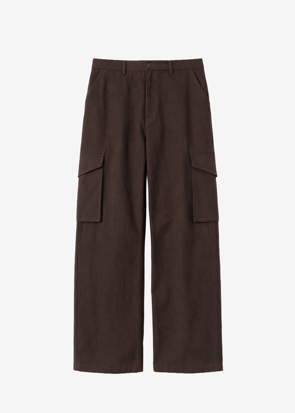 Oslo Cotton Cargo Pants - Brown