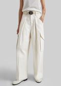 Oslo Cotton Cargo Pants - Beige
