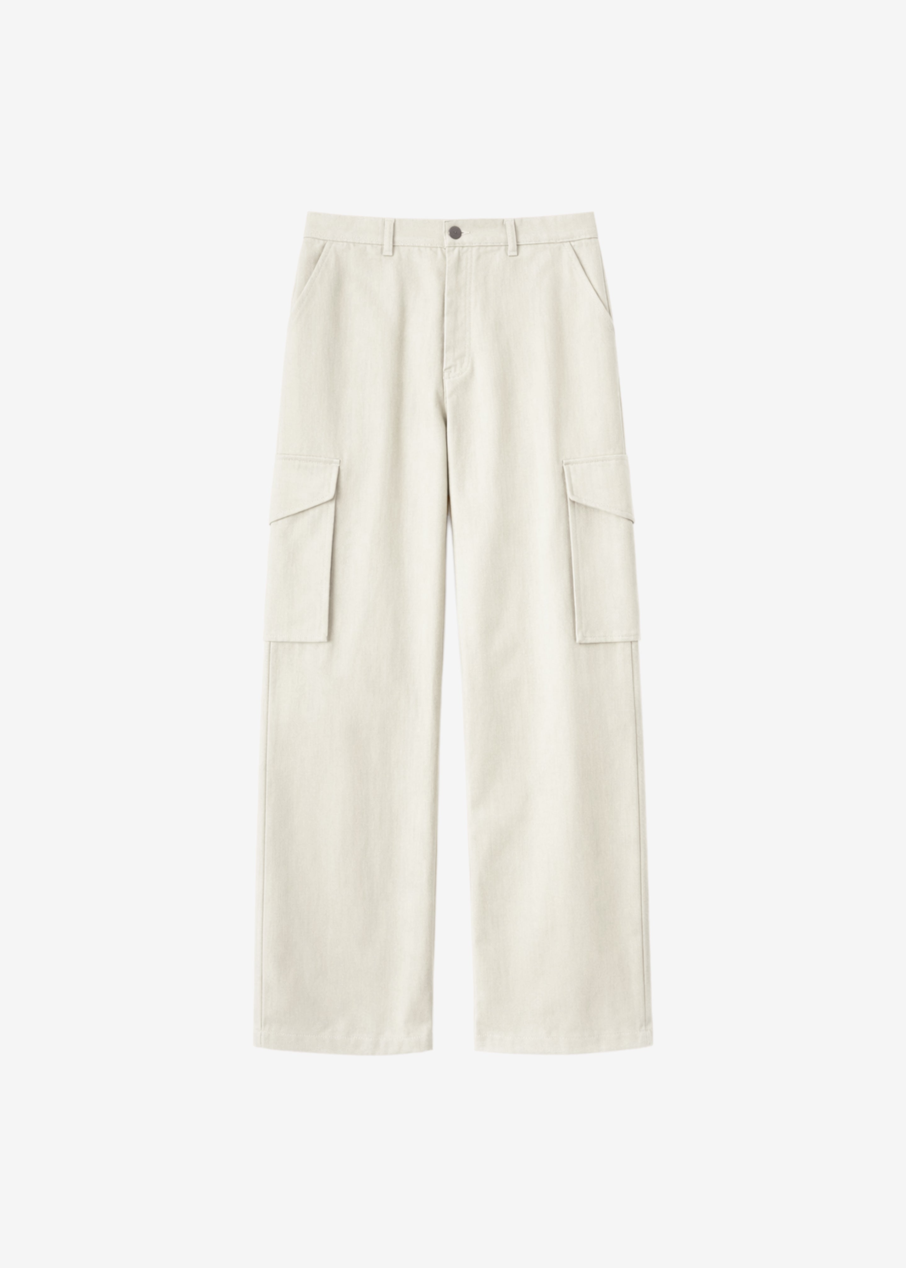Oslo Cotton Cargo Pants - Beige