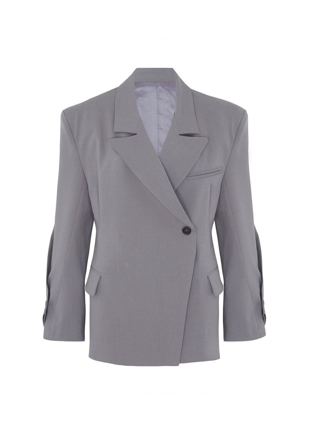 Pia Boxy Blazer - Grey
