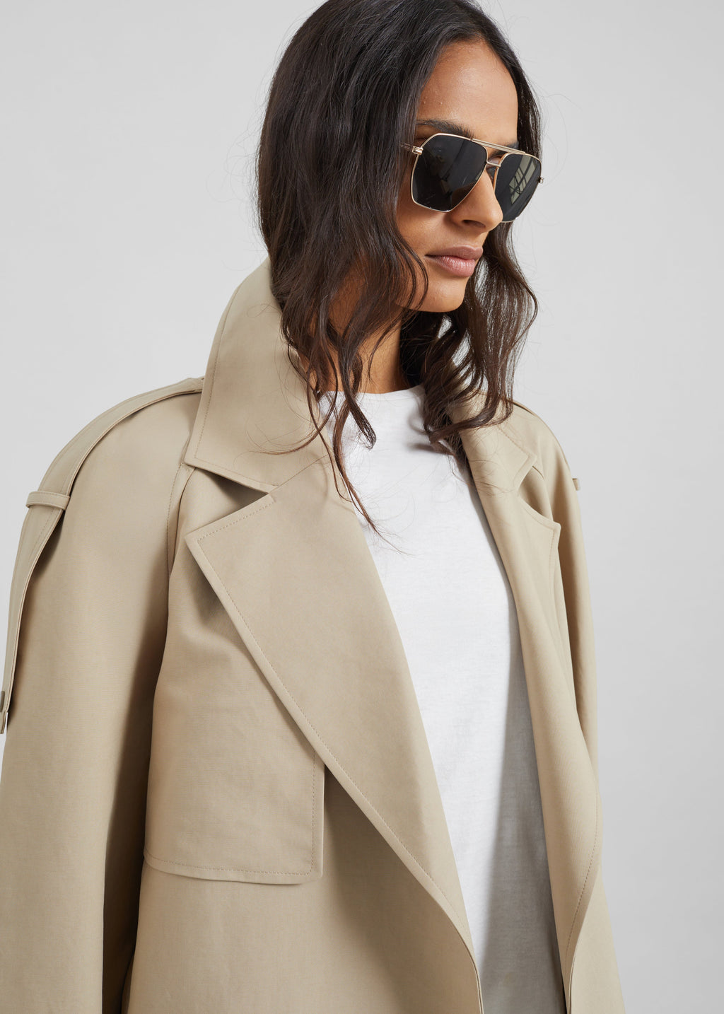 Rhodes Trench Coat - Natural