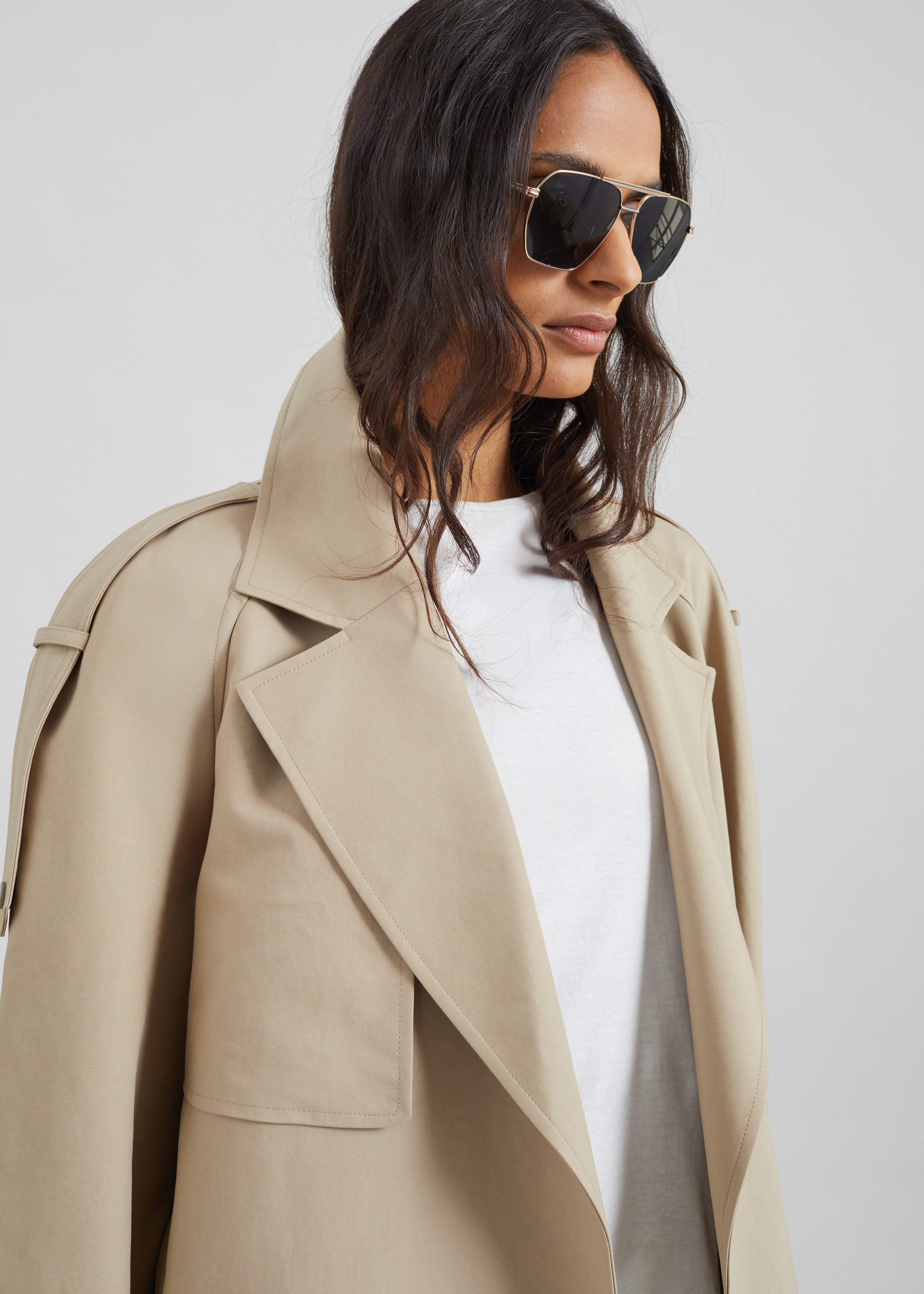 Rhodes Trench Coat - Natural