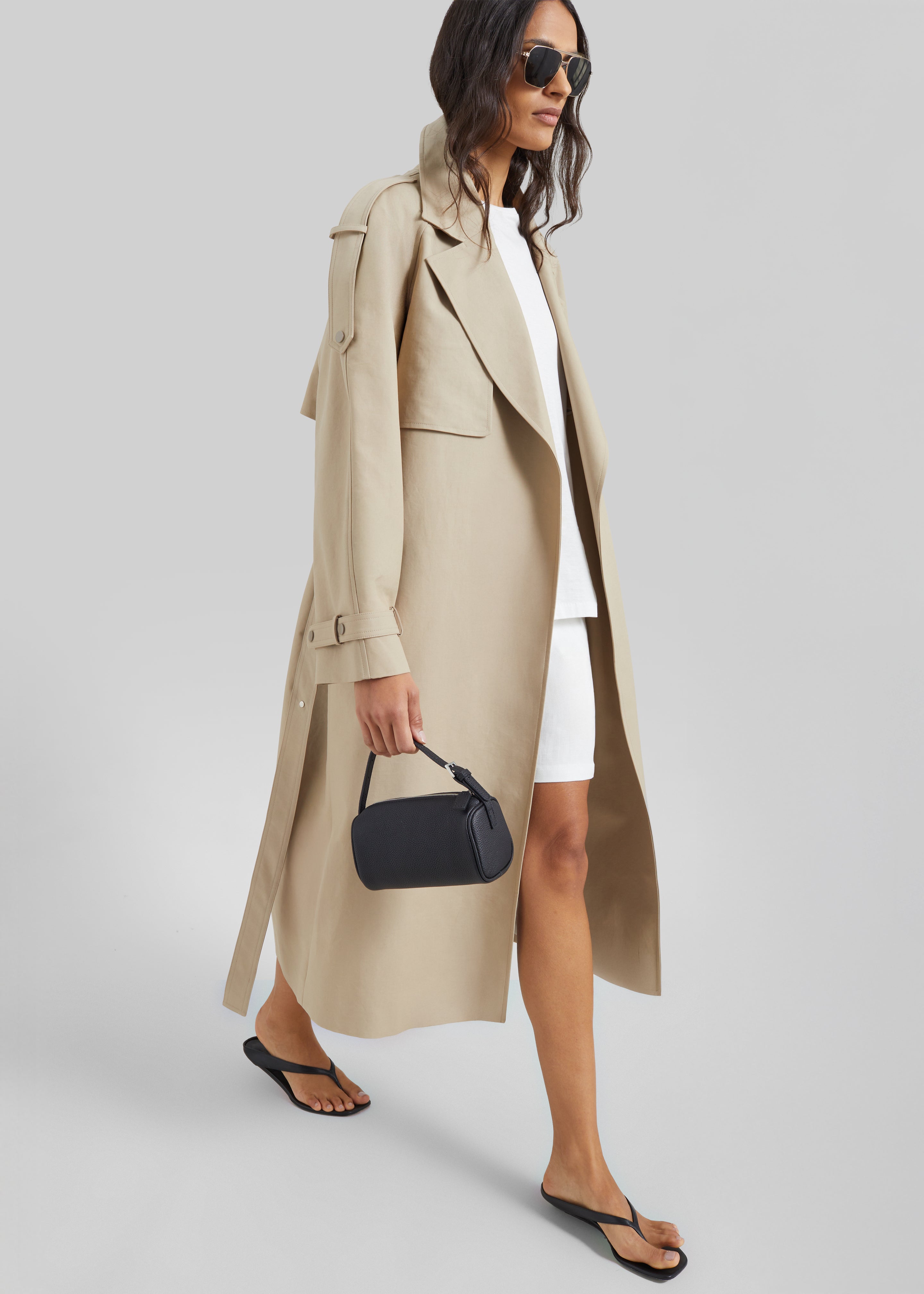 Rhodes Trench Coat - Natural