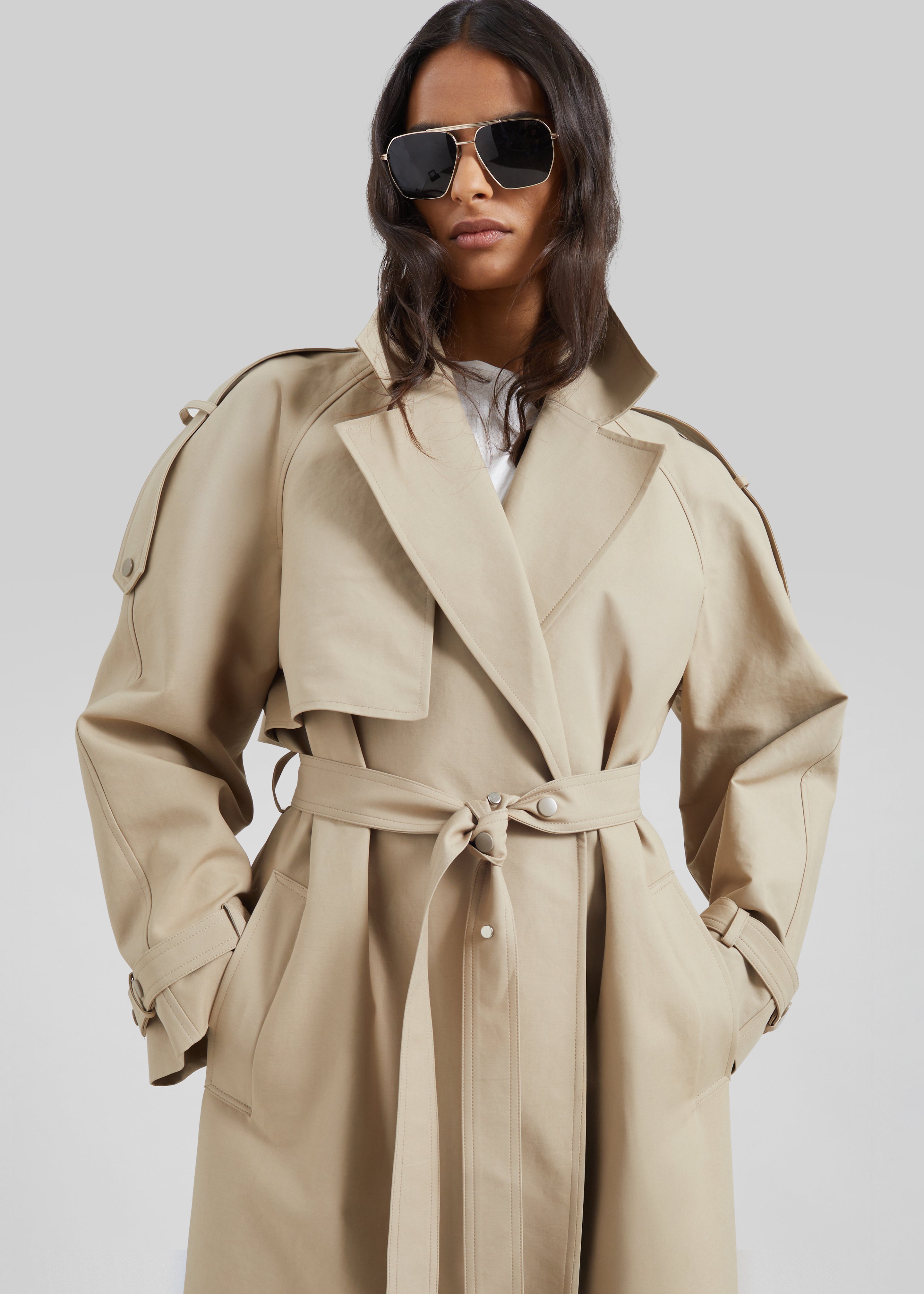 Rhodes Trench Coat - Natural