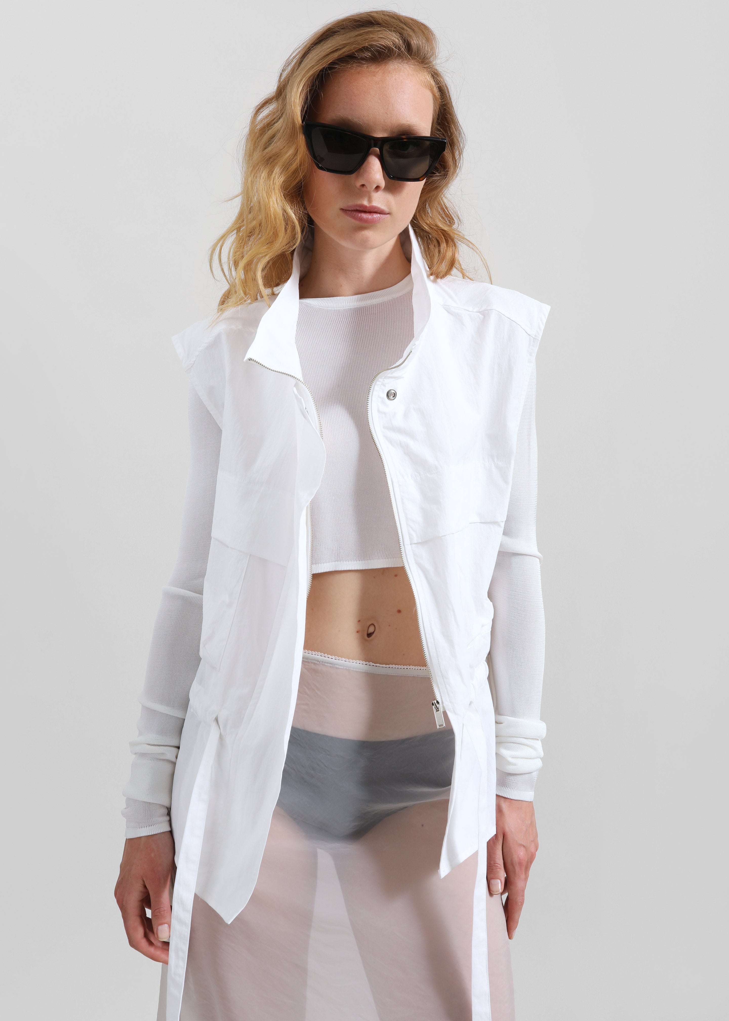Rowley Utility Vest - White