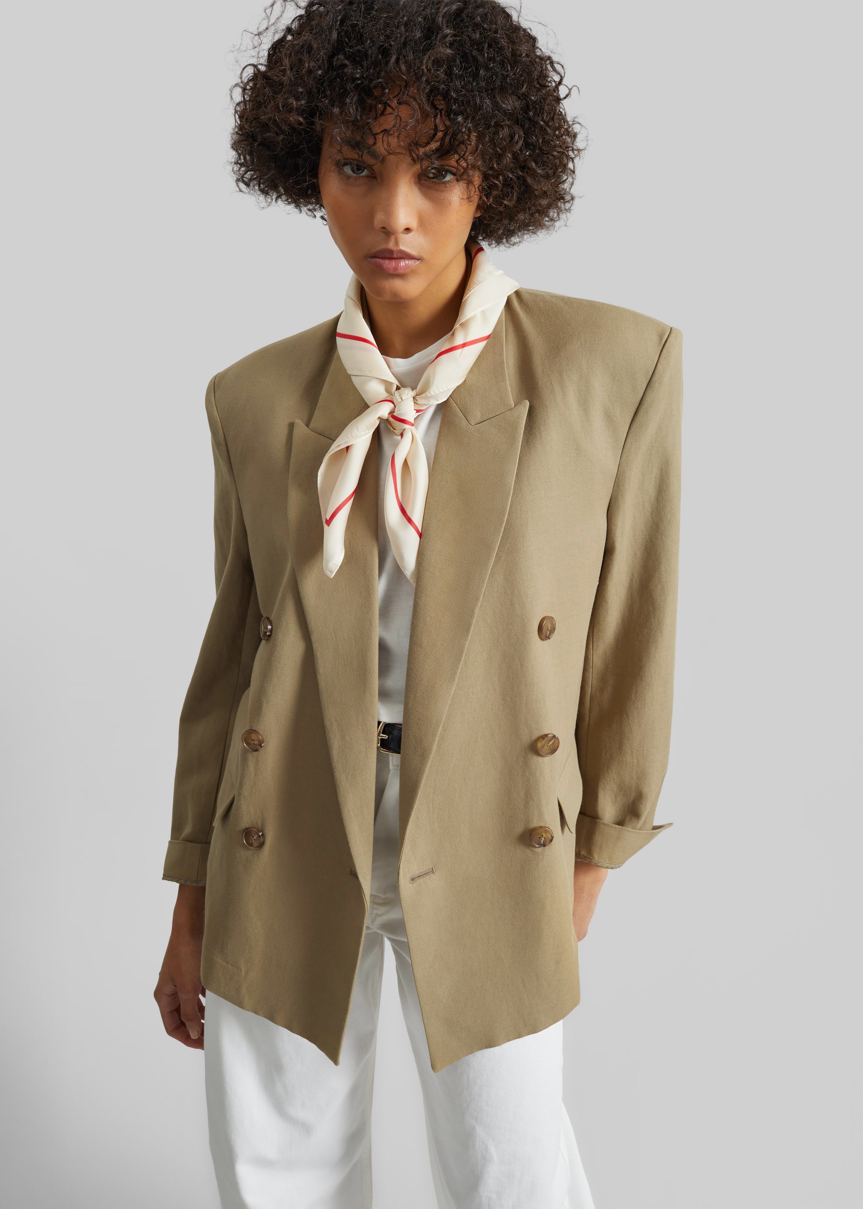 Salerno Linen Blazer - Camel