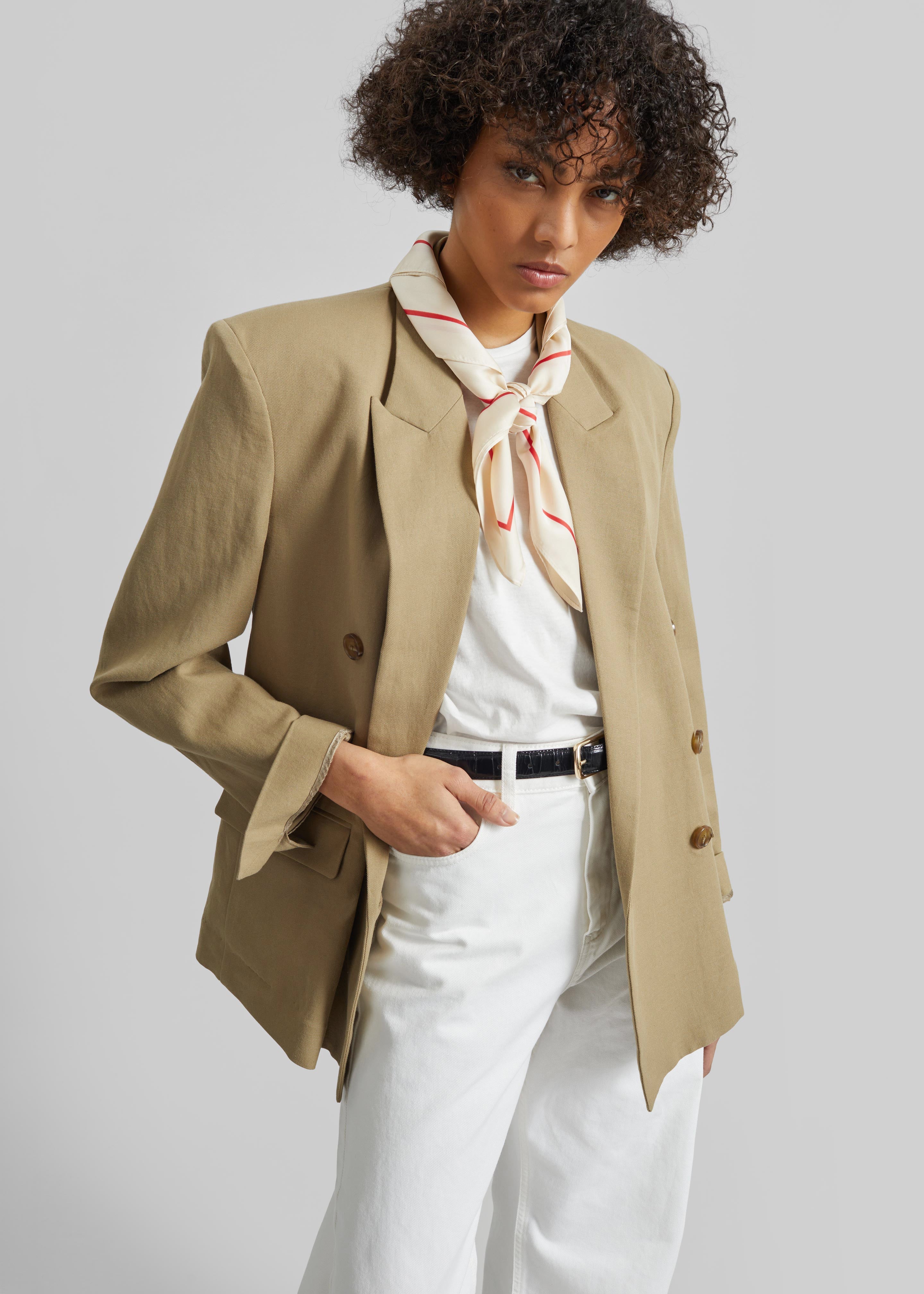 Salerno Linen Blazer - Camel