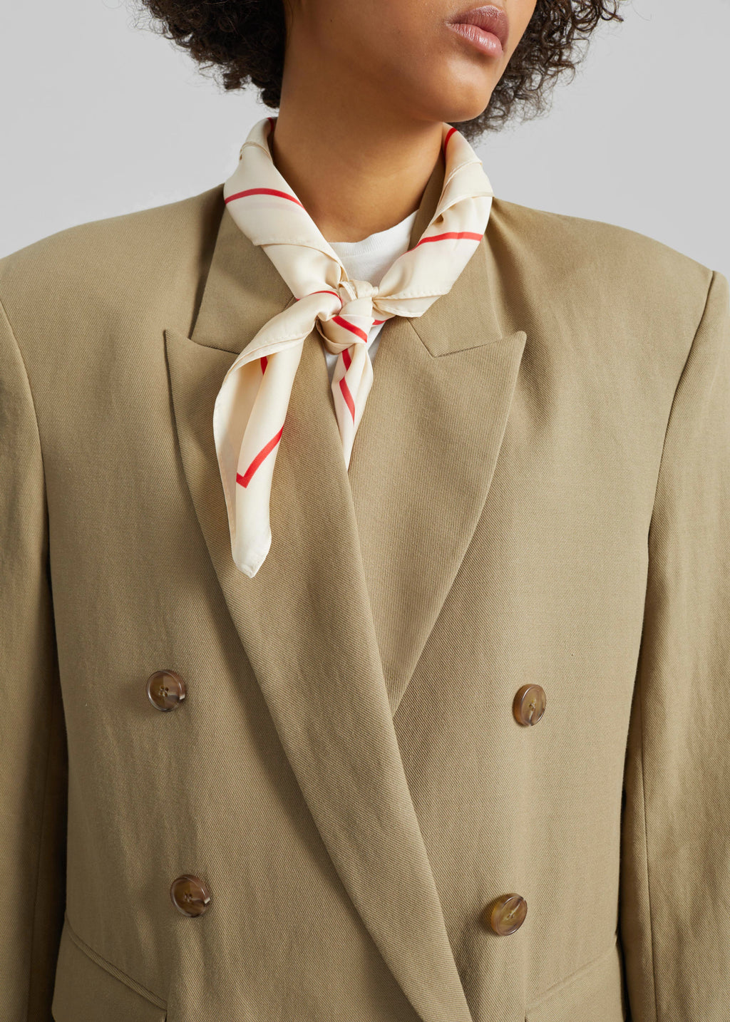 Salerno Linen Blazer - Camel