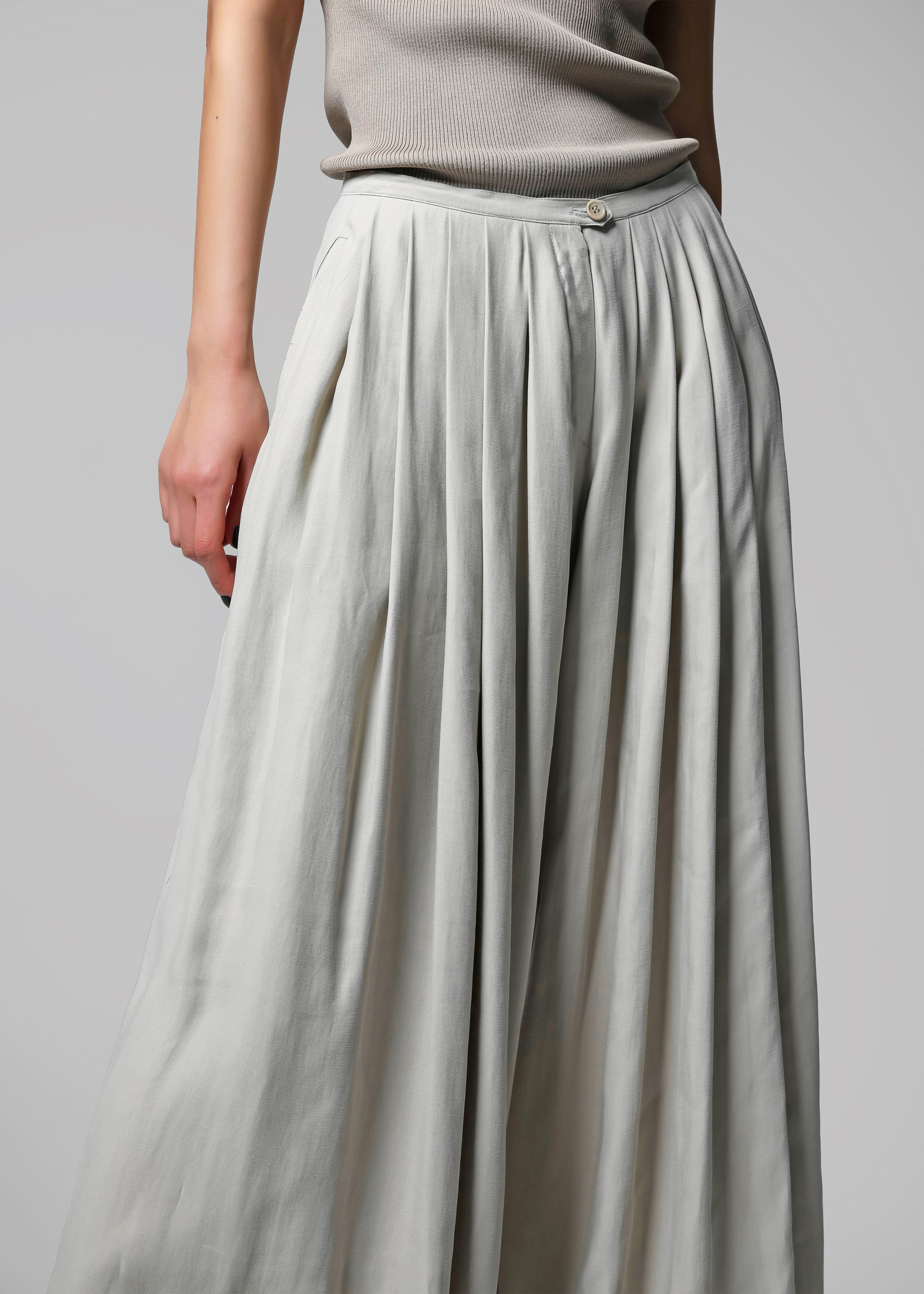 Sloane Wide Leg Trousers - Grey