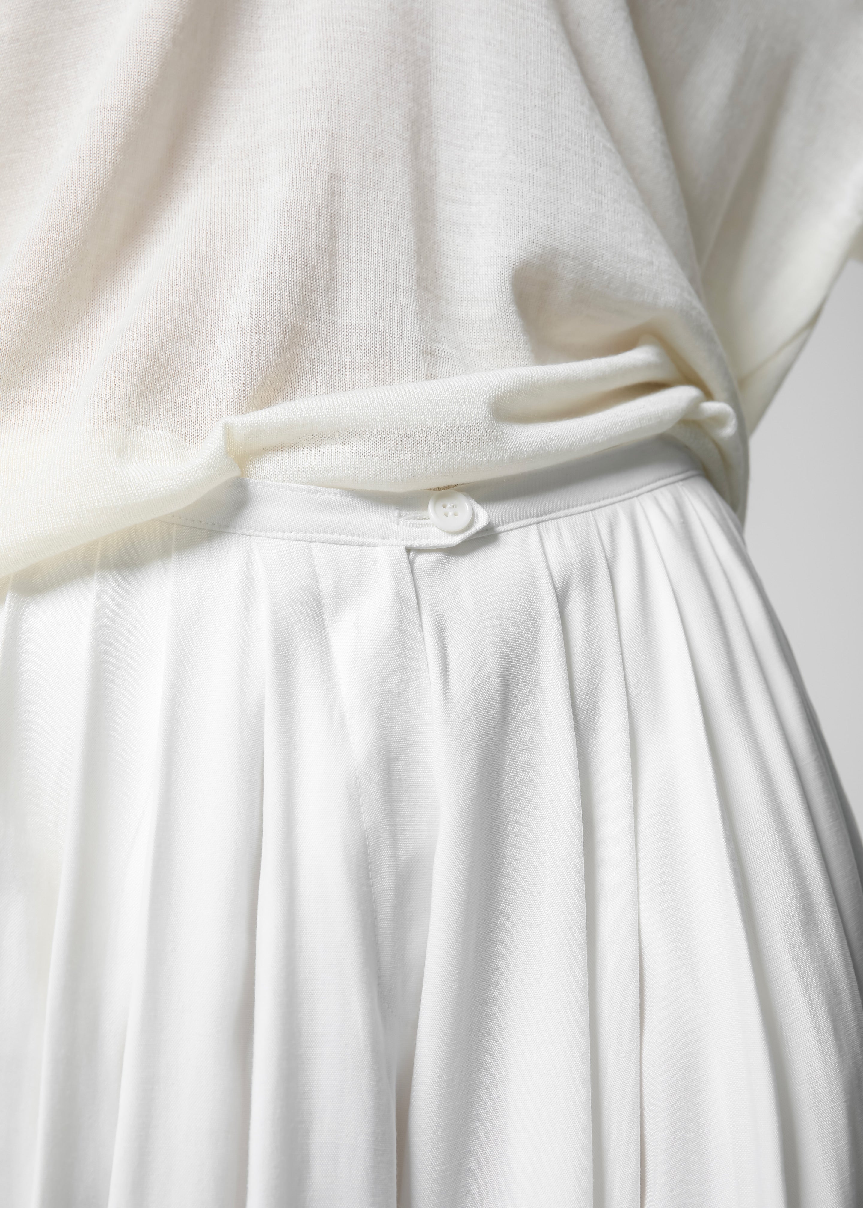 Sloane Wide Leg Trousers - White
