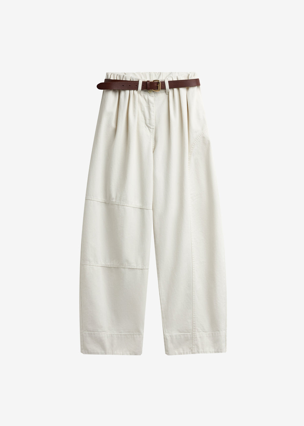 Teano Curved Pants - Off White