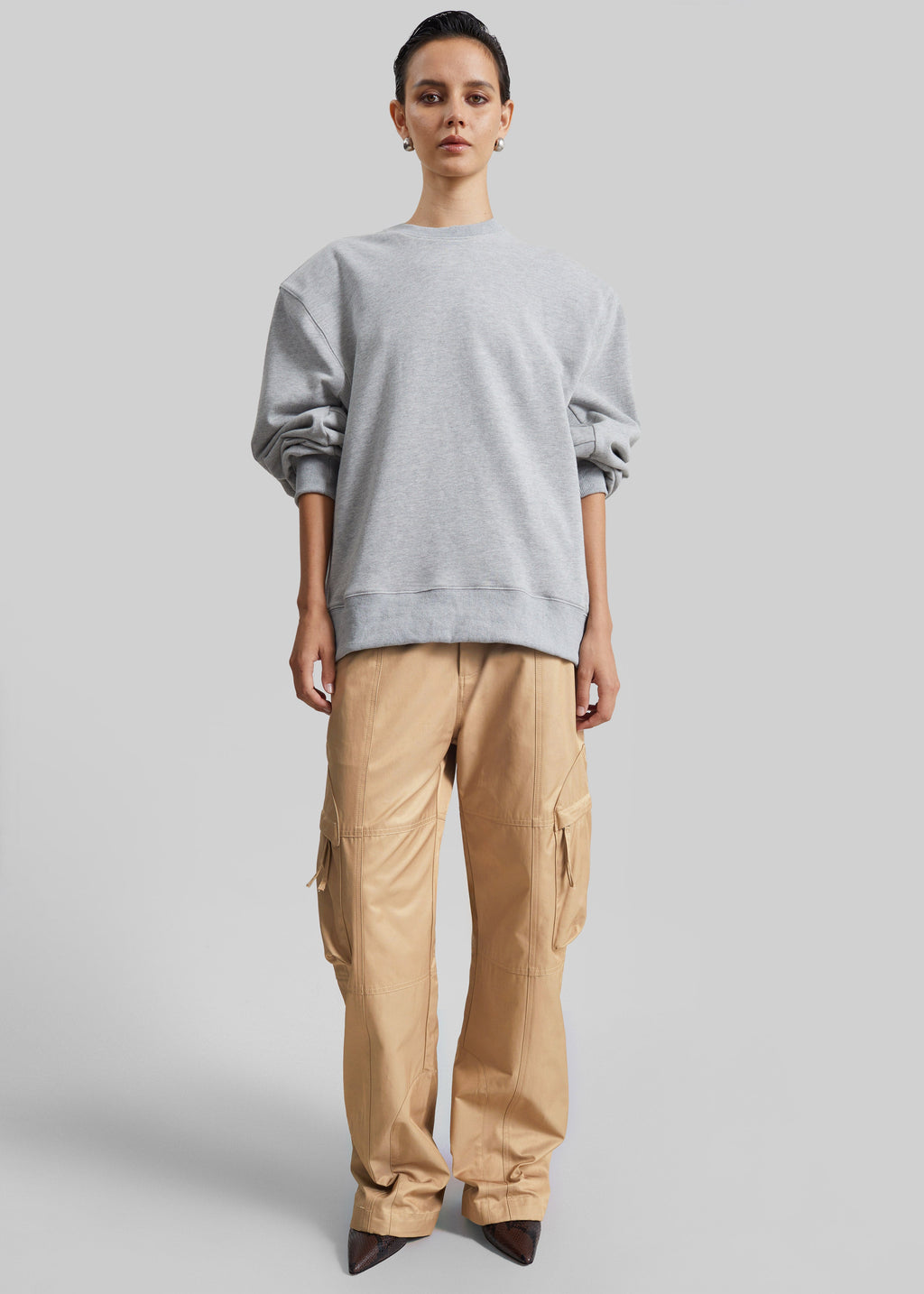 Kelly Cotton Cargo Pants - Camel