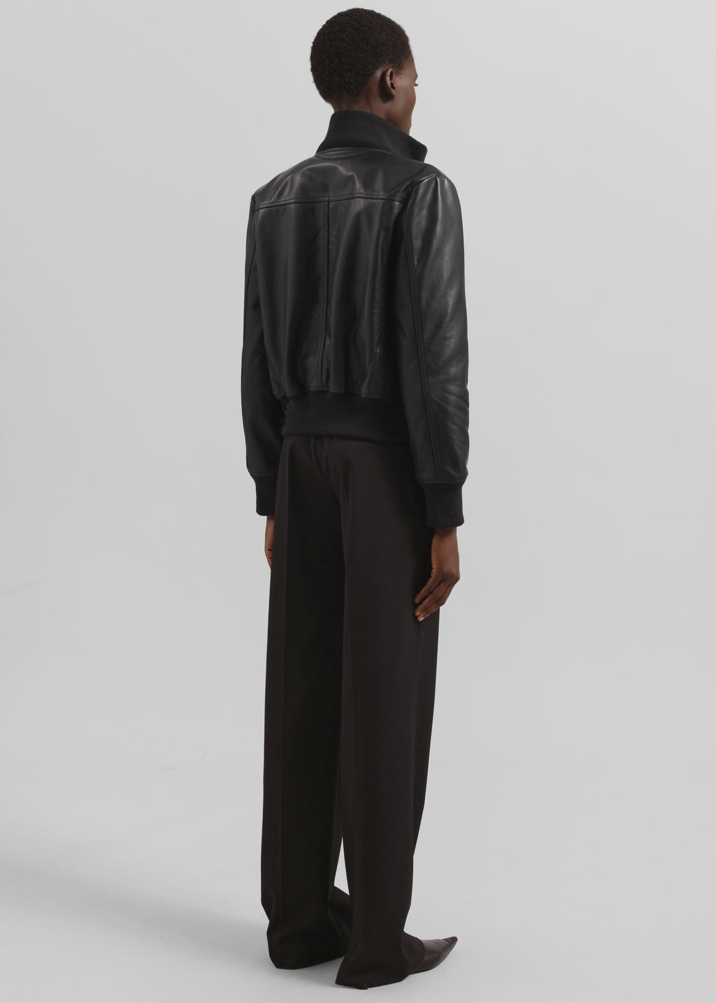 Tobias Leather Jacket - Black
