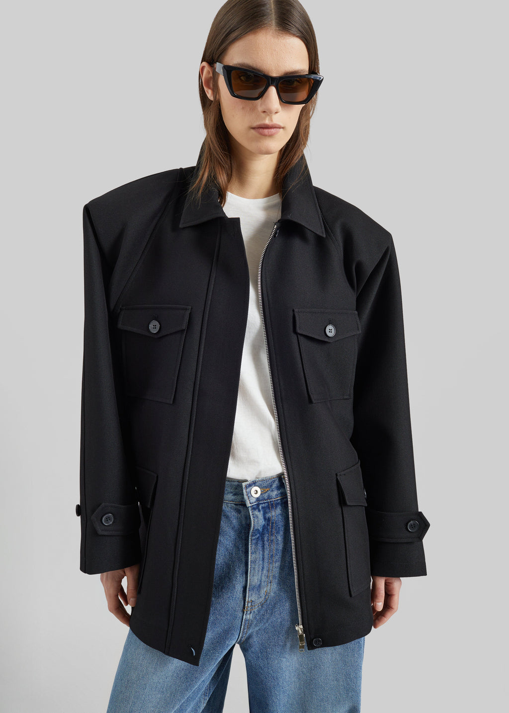 Trevose Padded Utility Jacket - Black