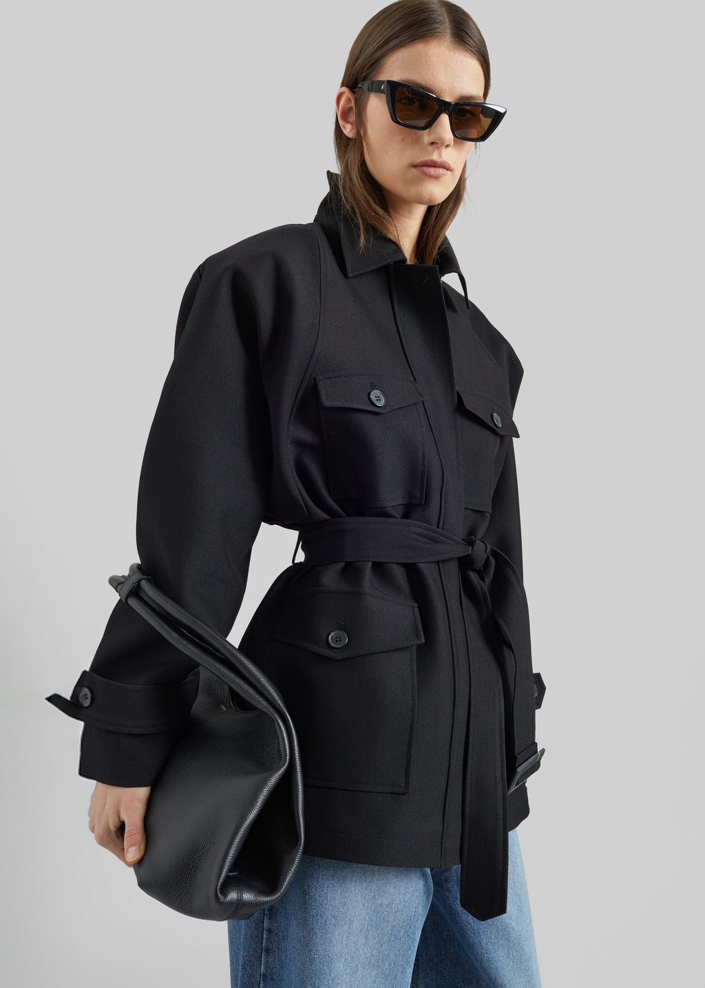 Trevose Padded Utility Jacket - Black