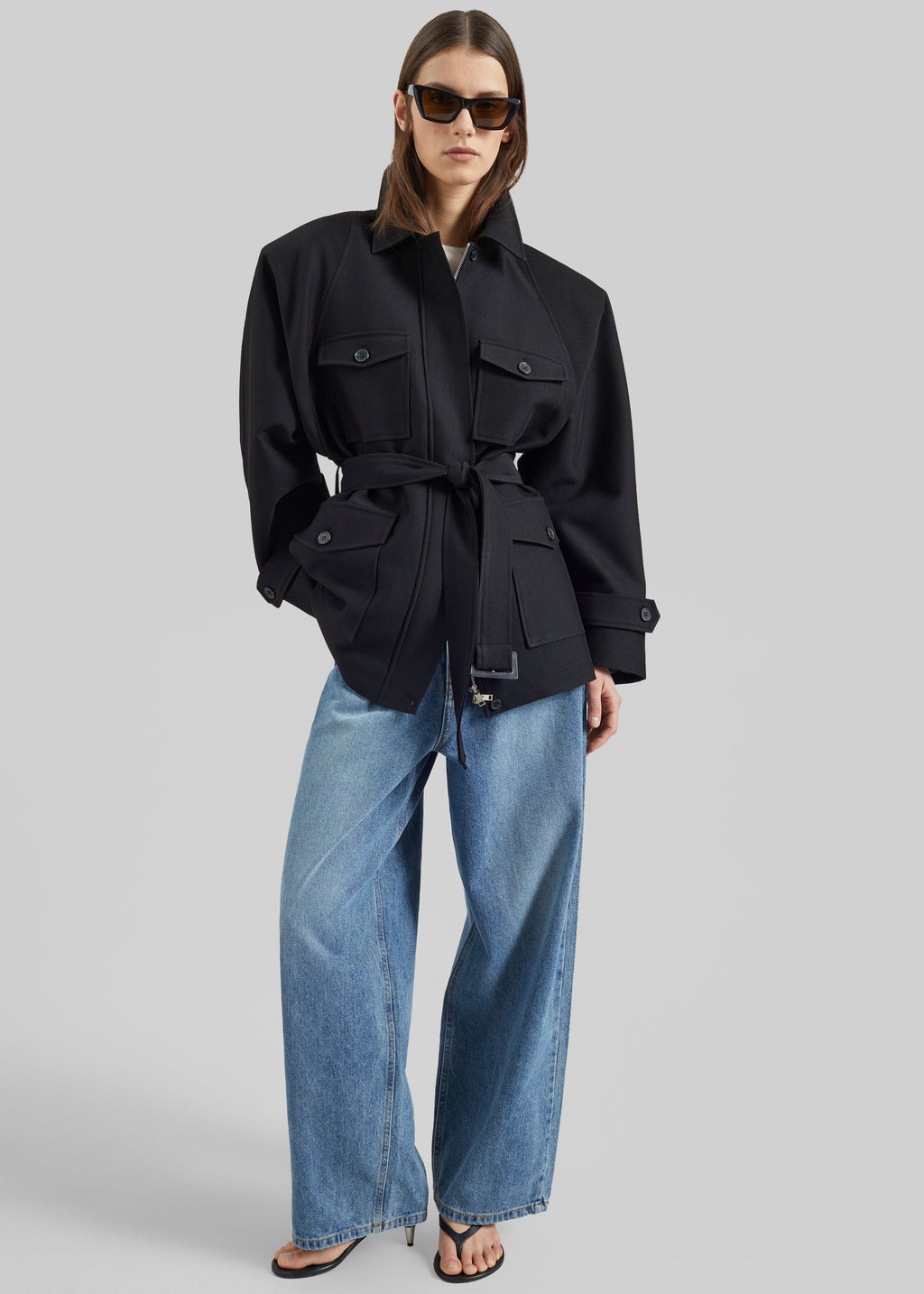 Trevose Padded Utility Jacket - Black