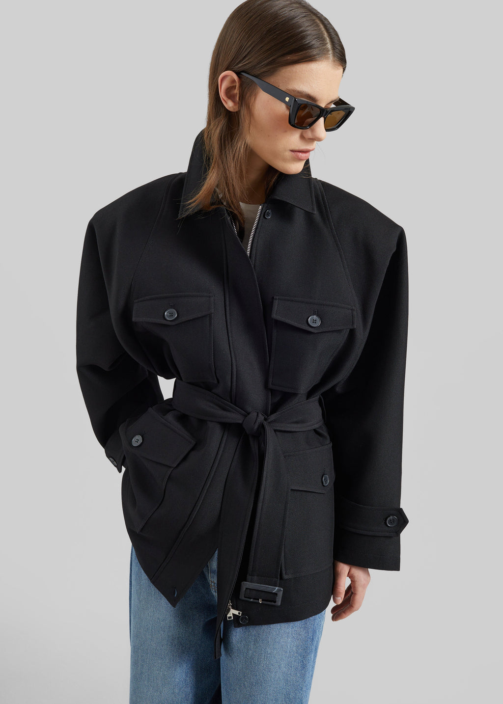Trevose Padded Utility Jacket - Black