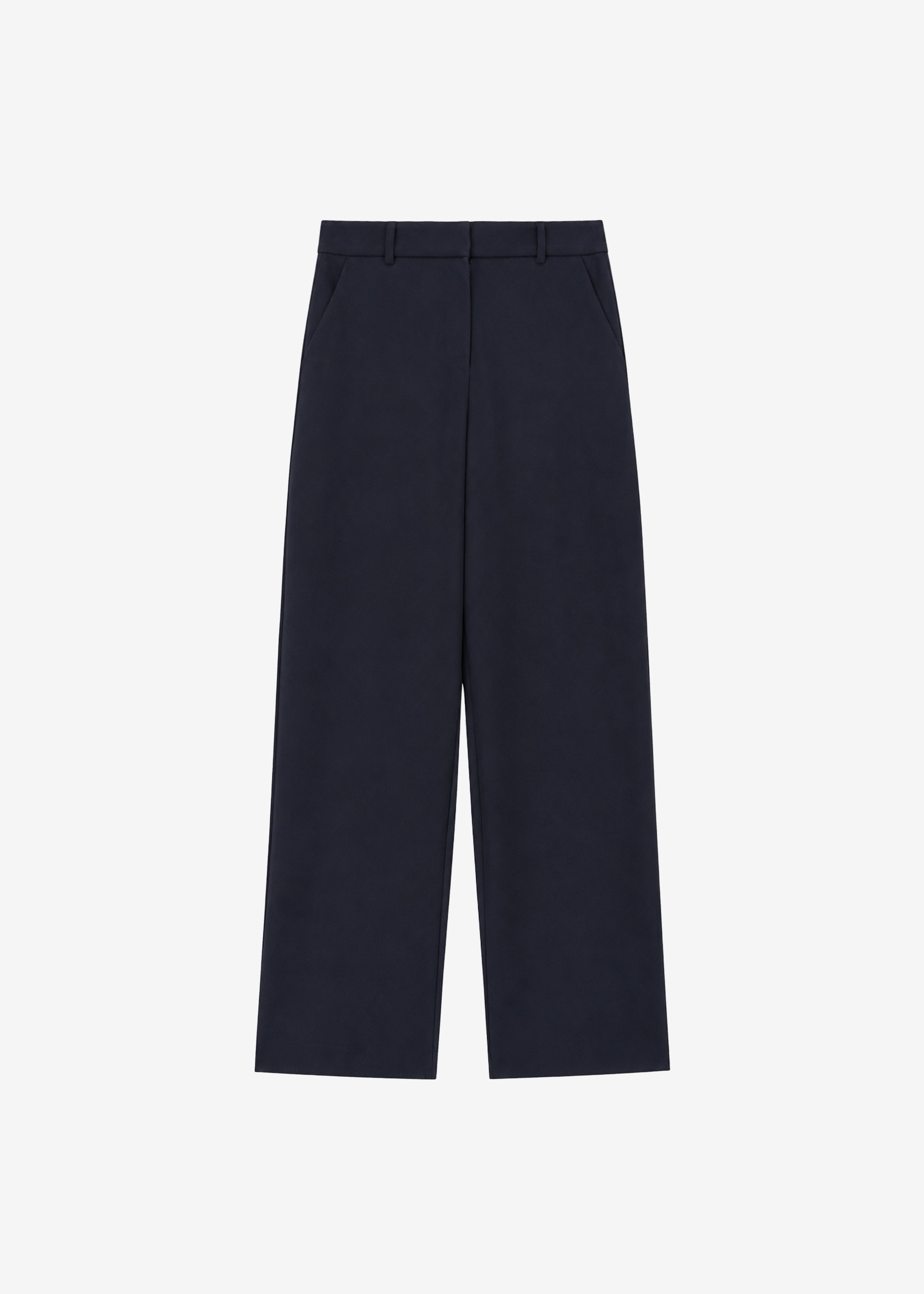 Trofa Curved Trousers - Navy