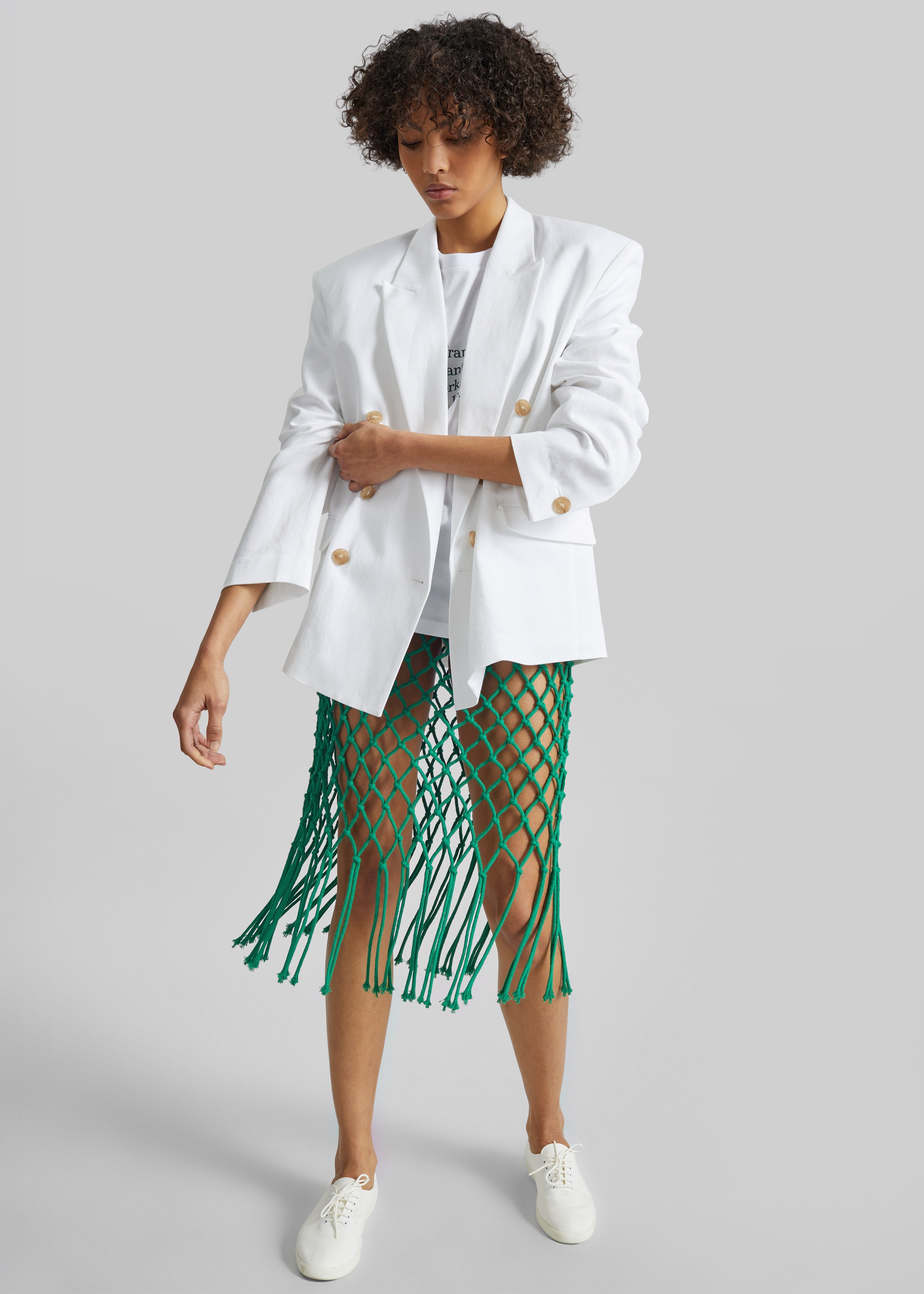 Tropea Macrame Skirt - Green