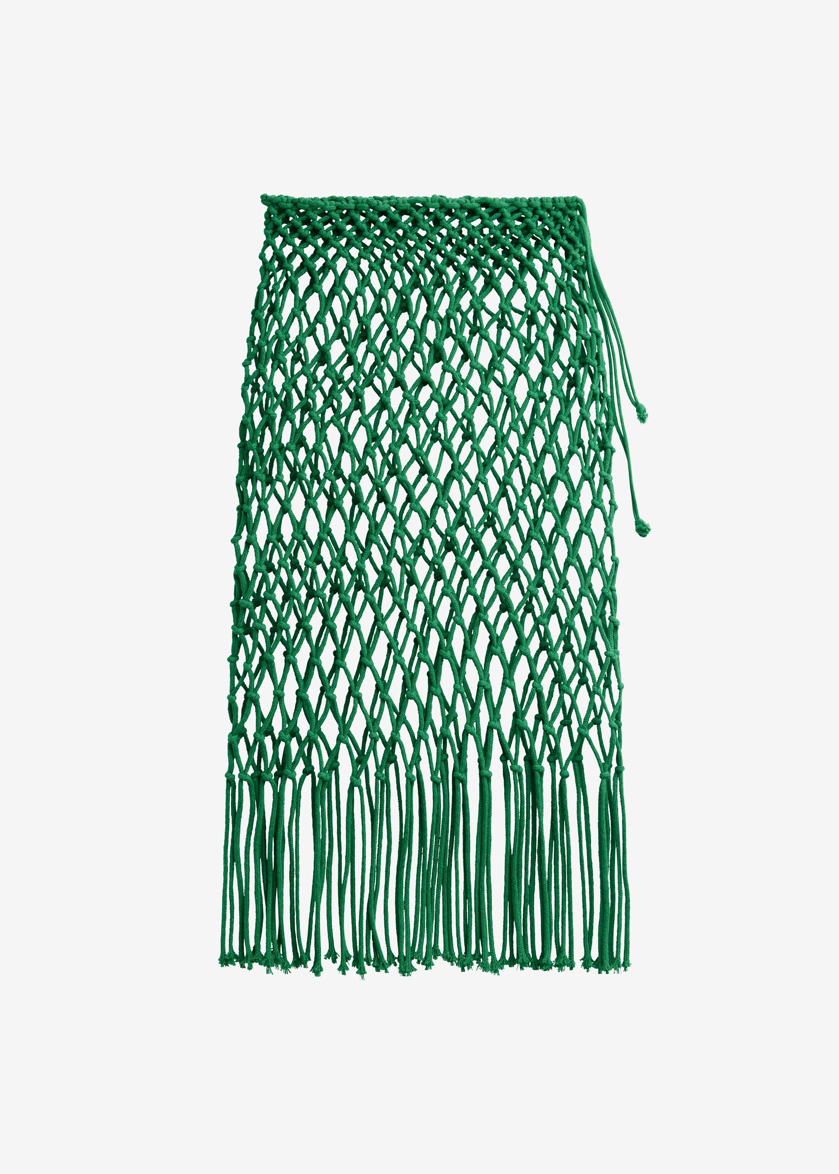 Tropea Macrame Skirt - Green
