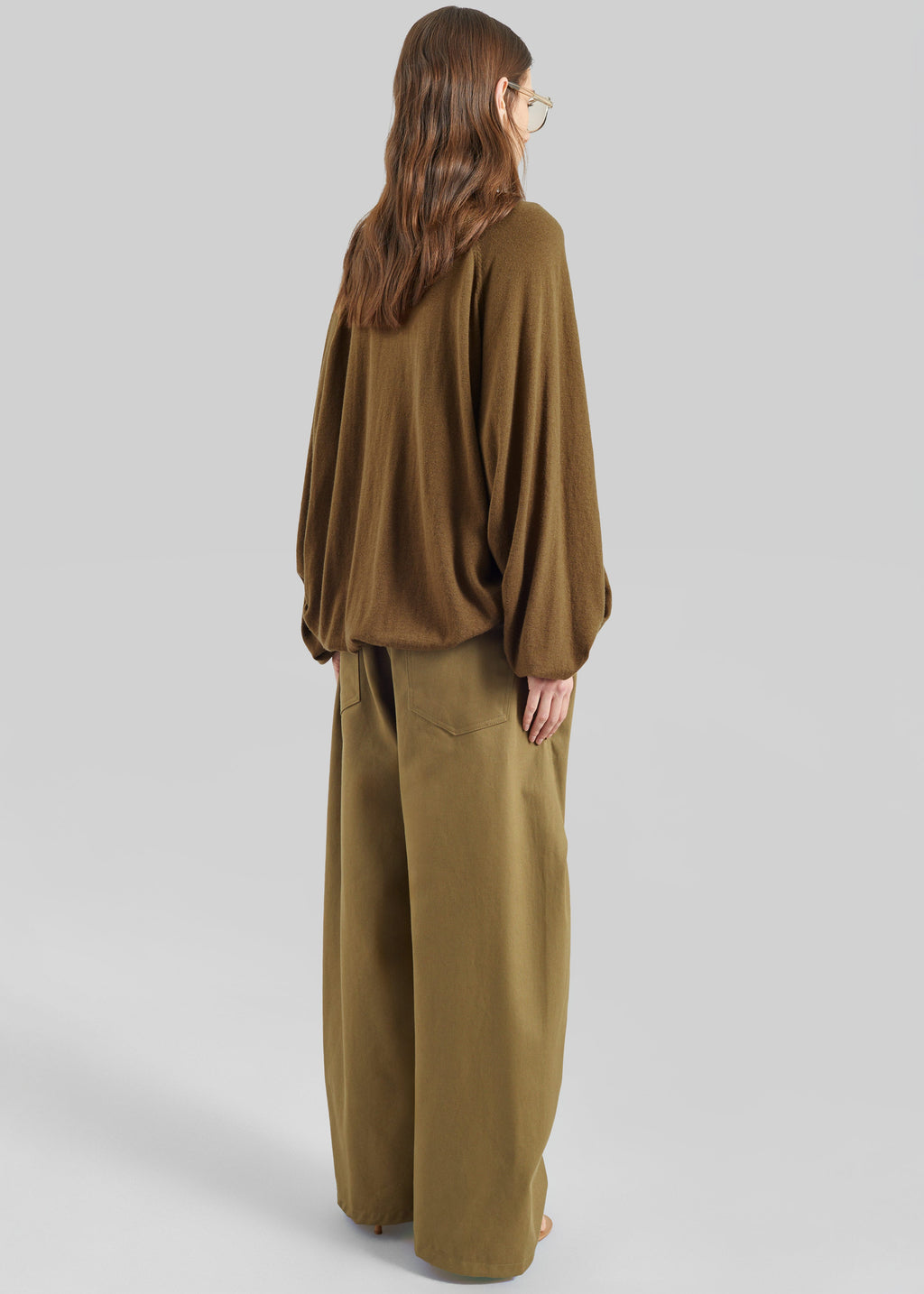 Tulsa Curved Pants - Dark Olive