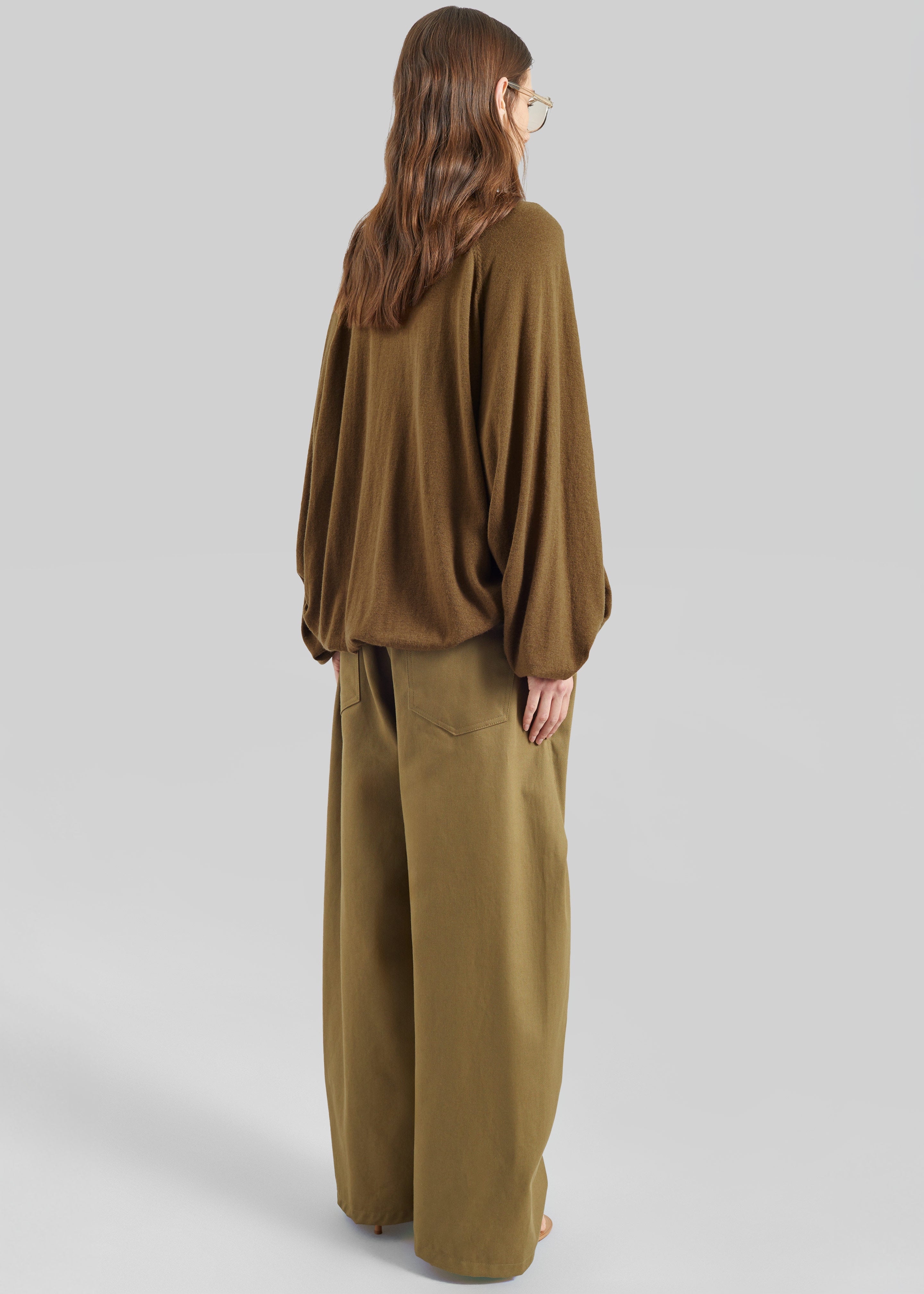 Tulsa Curved Pants - Dark Olive