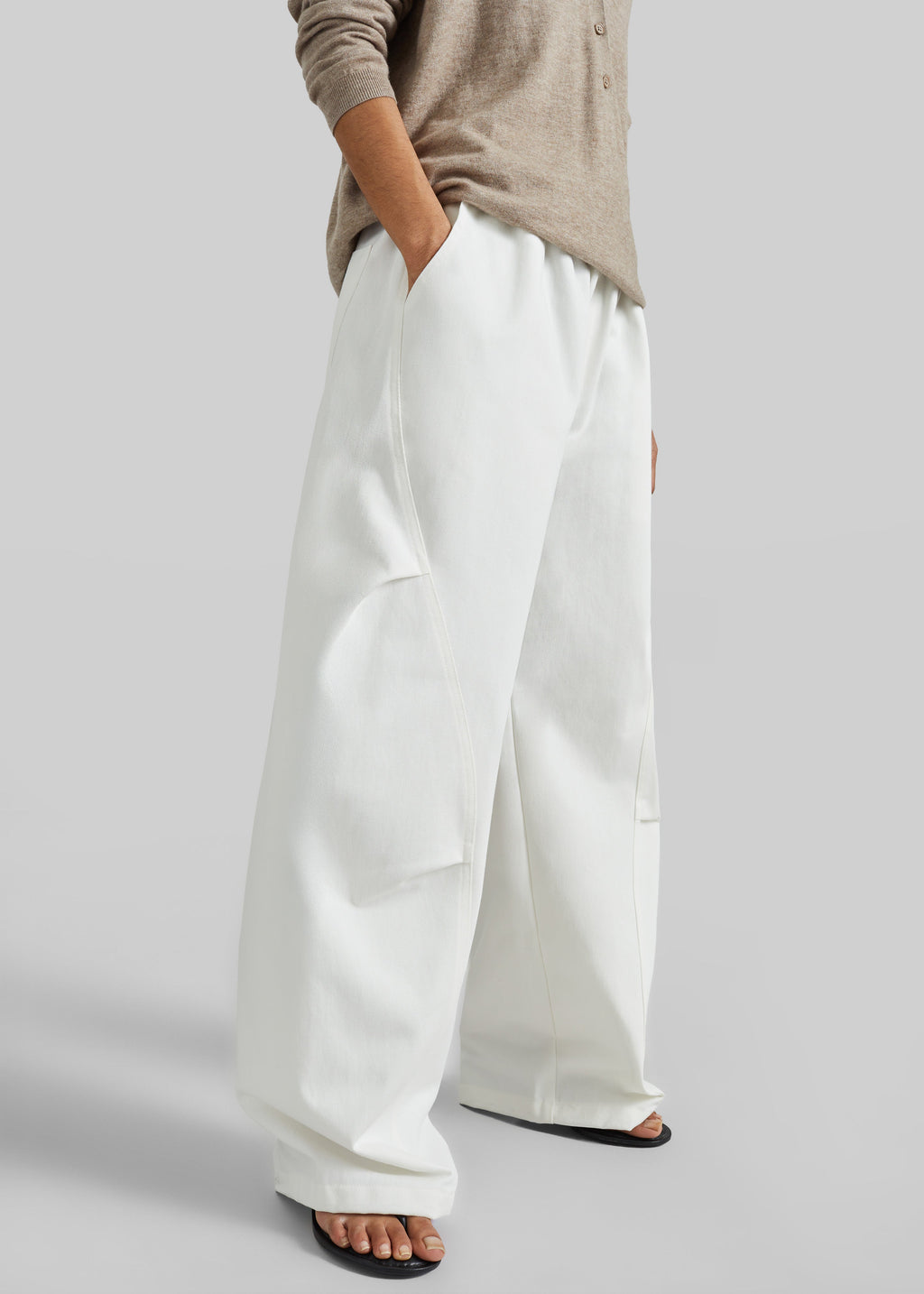 Tulsa Curved Pants - White