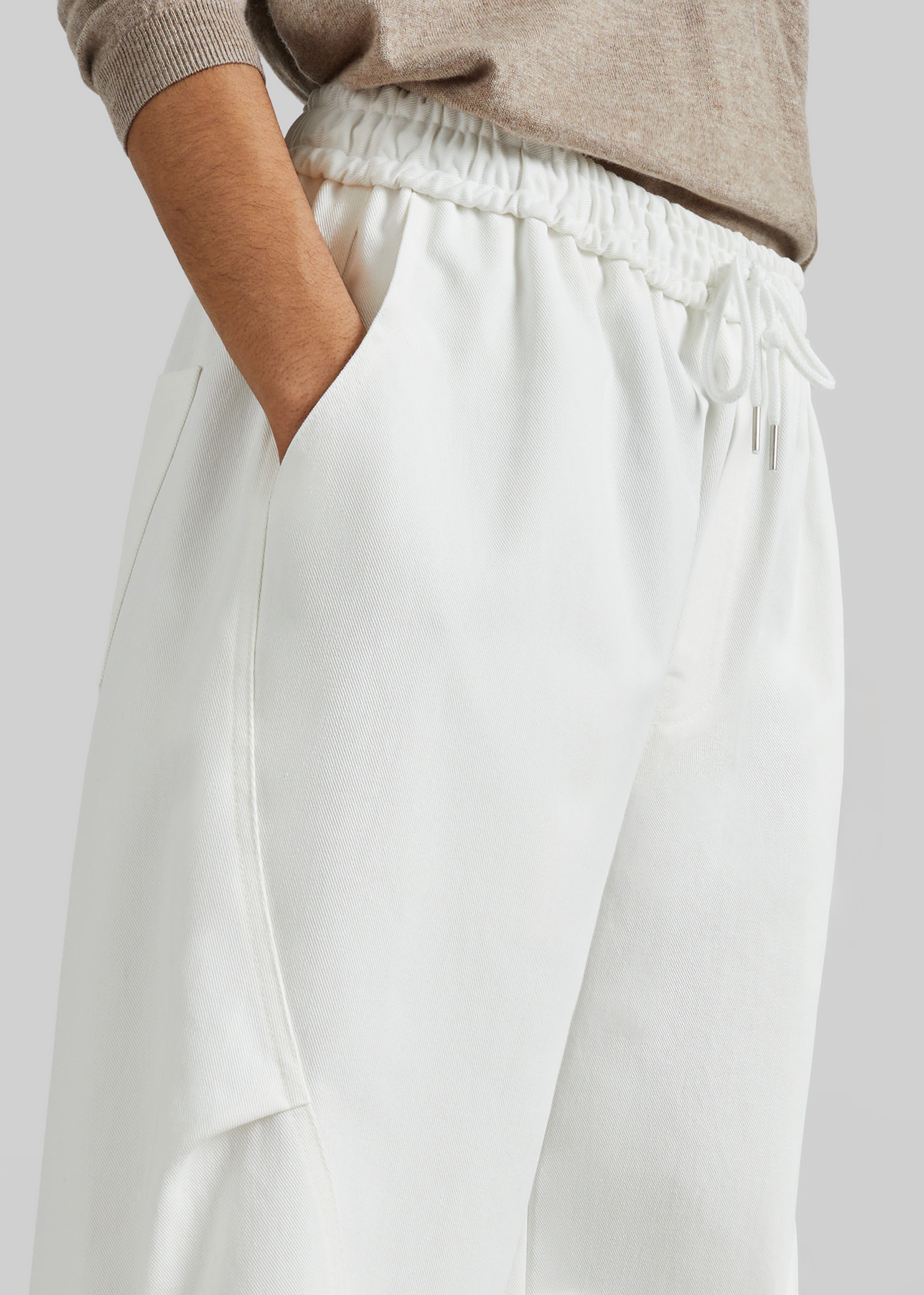 Tulsa Curved Pants - White
