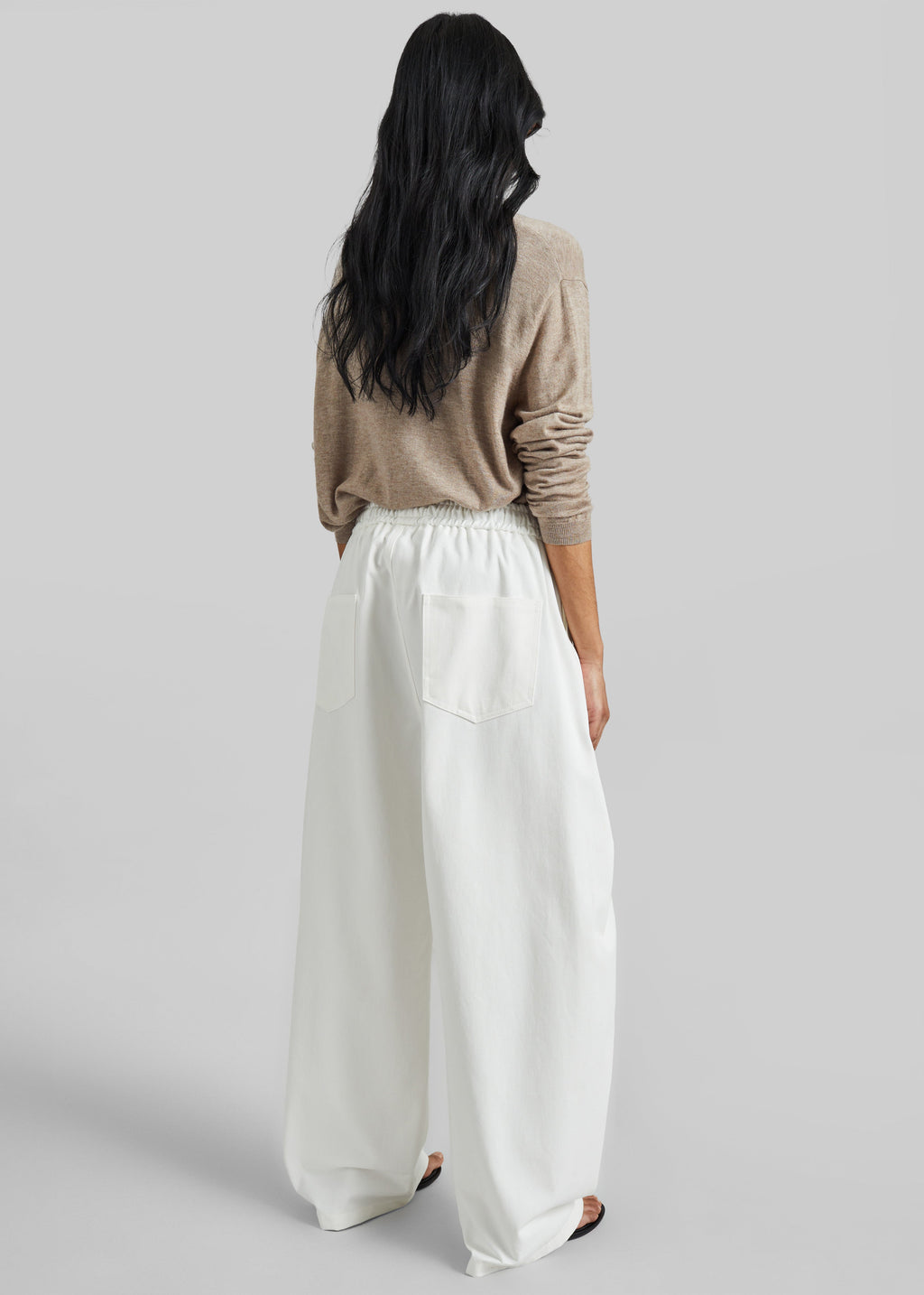 Tulsa Curved Pants - White