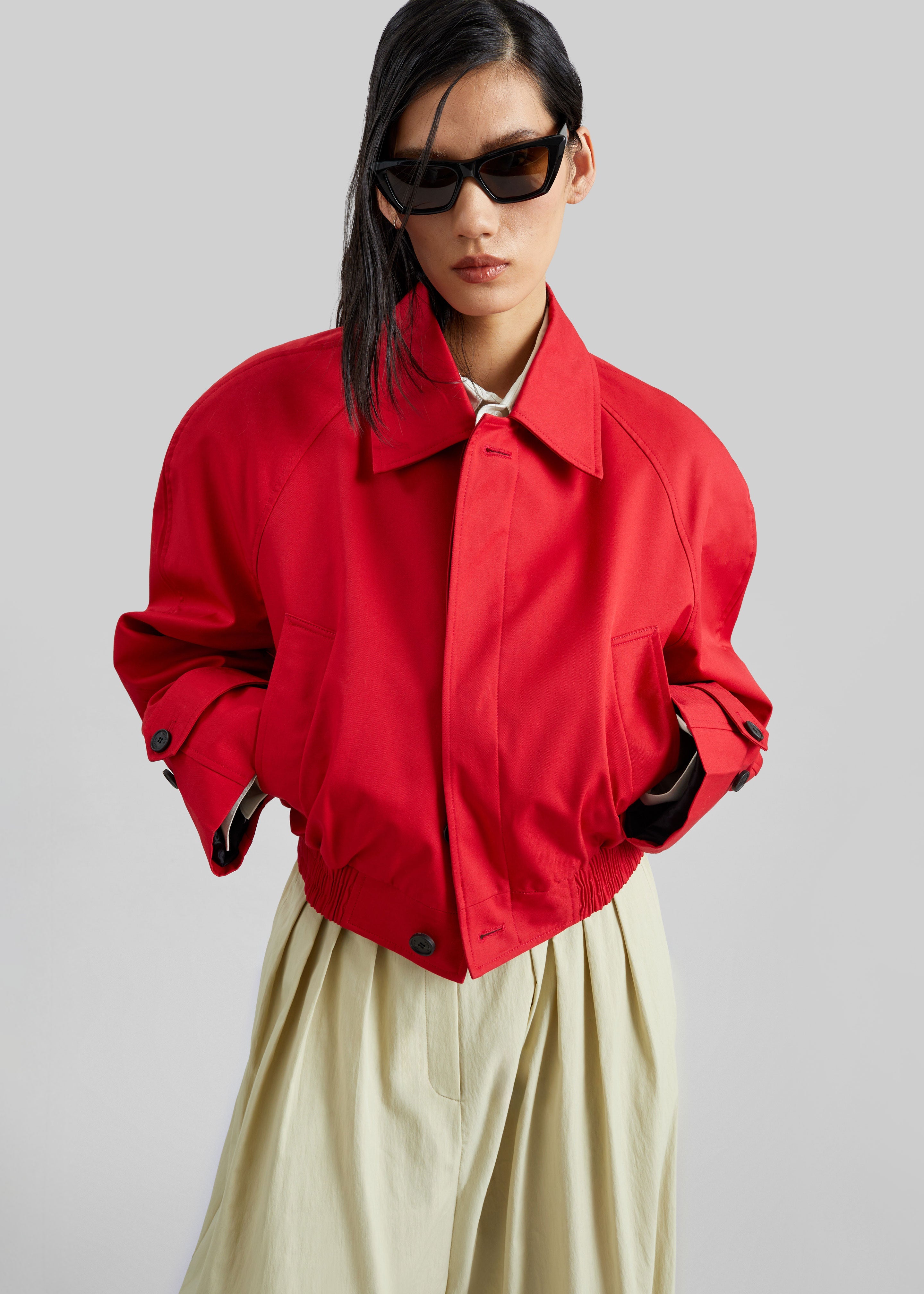 Turenne Curved Jacket - Red