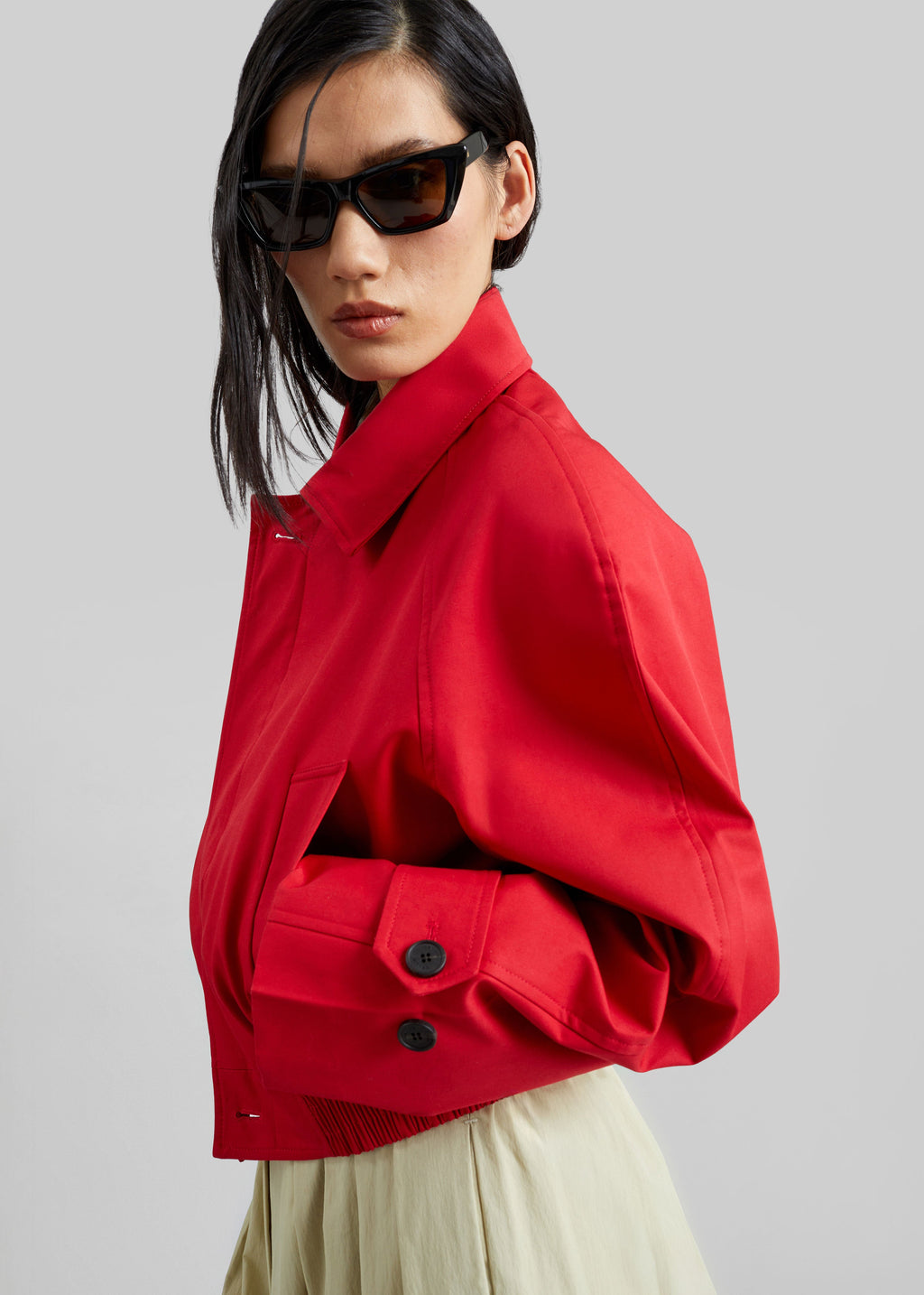 Turenne Curved Jacket - Red