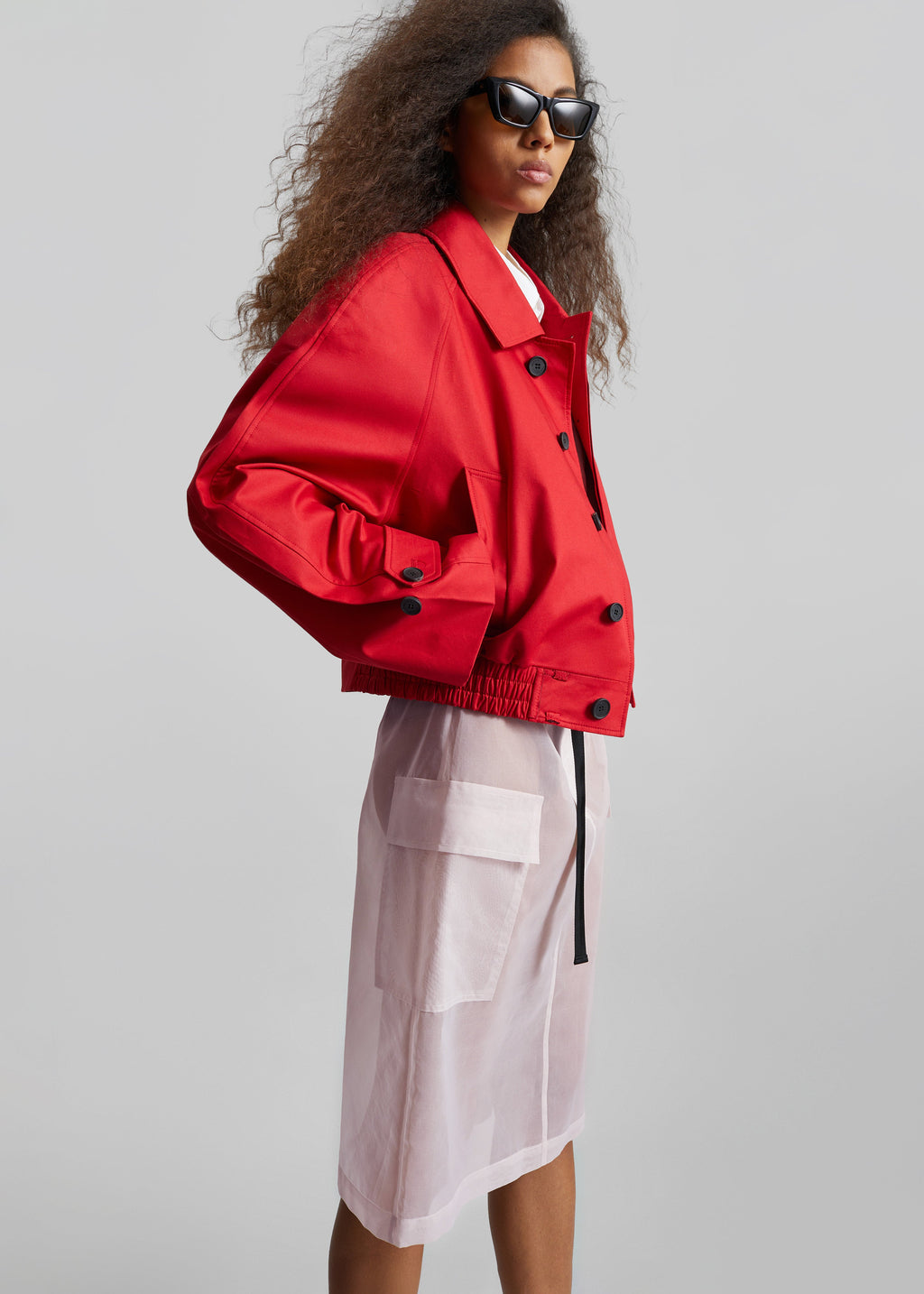 Turenne Curved Jacket - Red