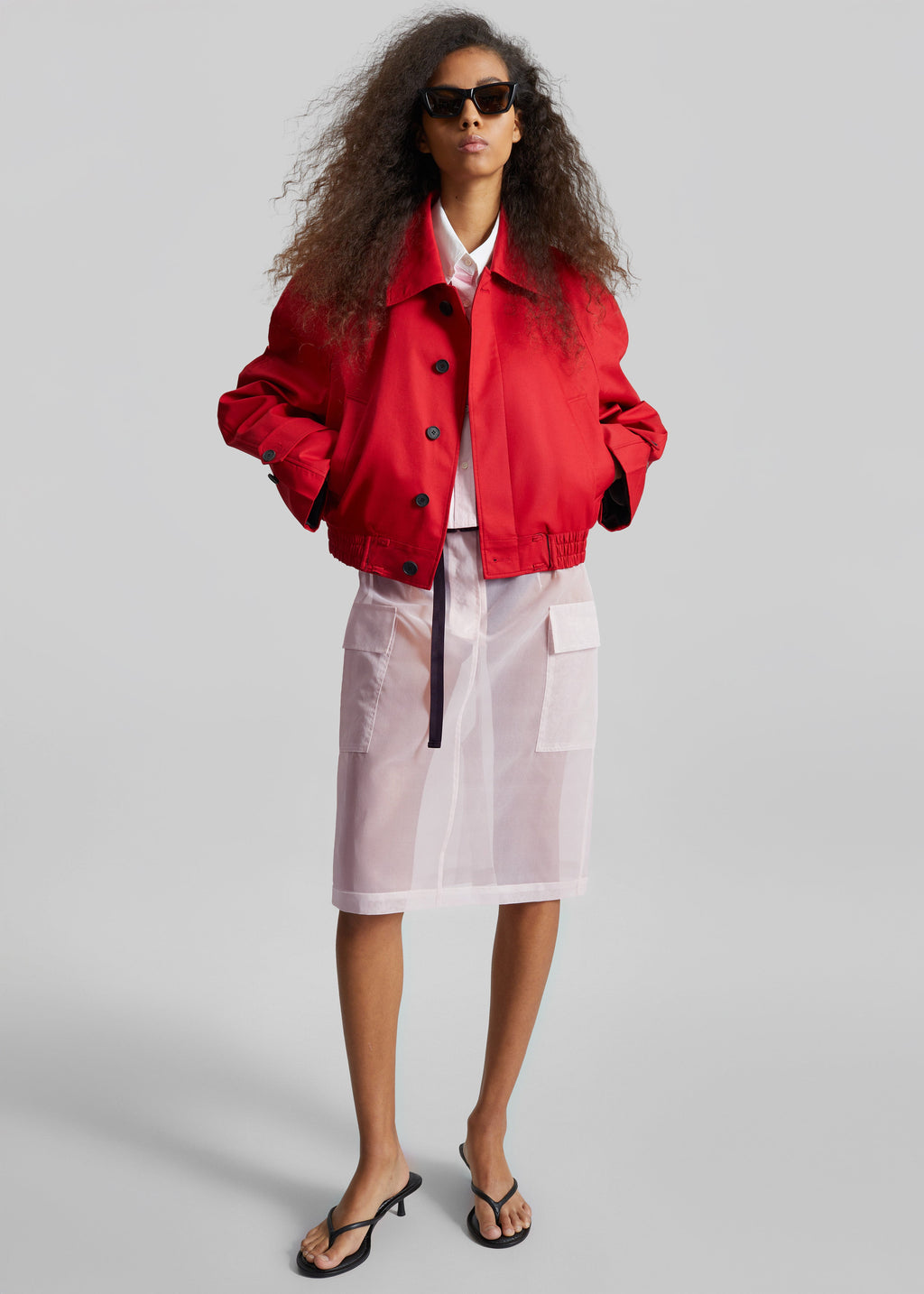 Turenne Curved Jacket - Red