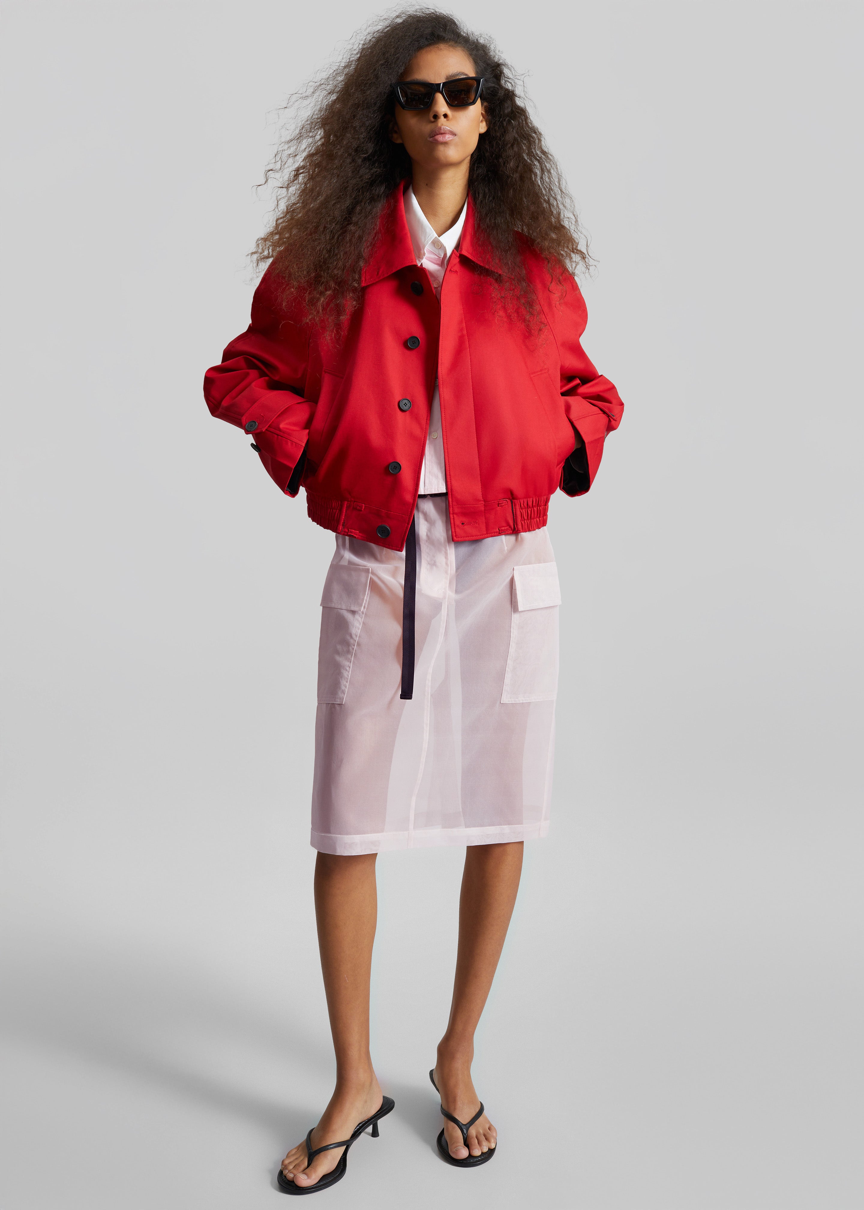 Turenne Curved Jacket - Red