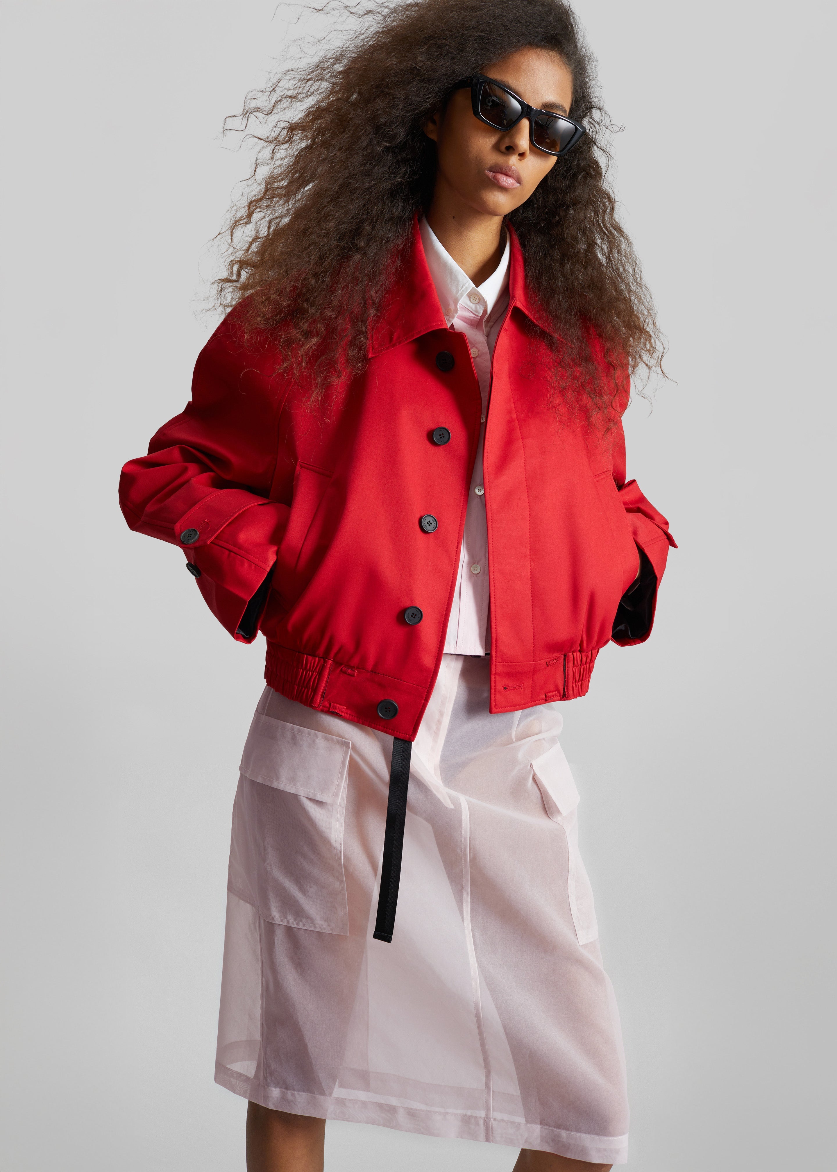 Turenne Curved Jacket - Red