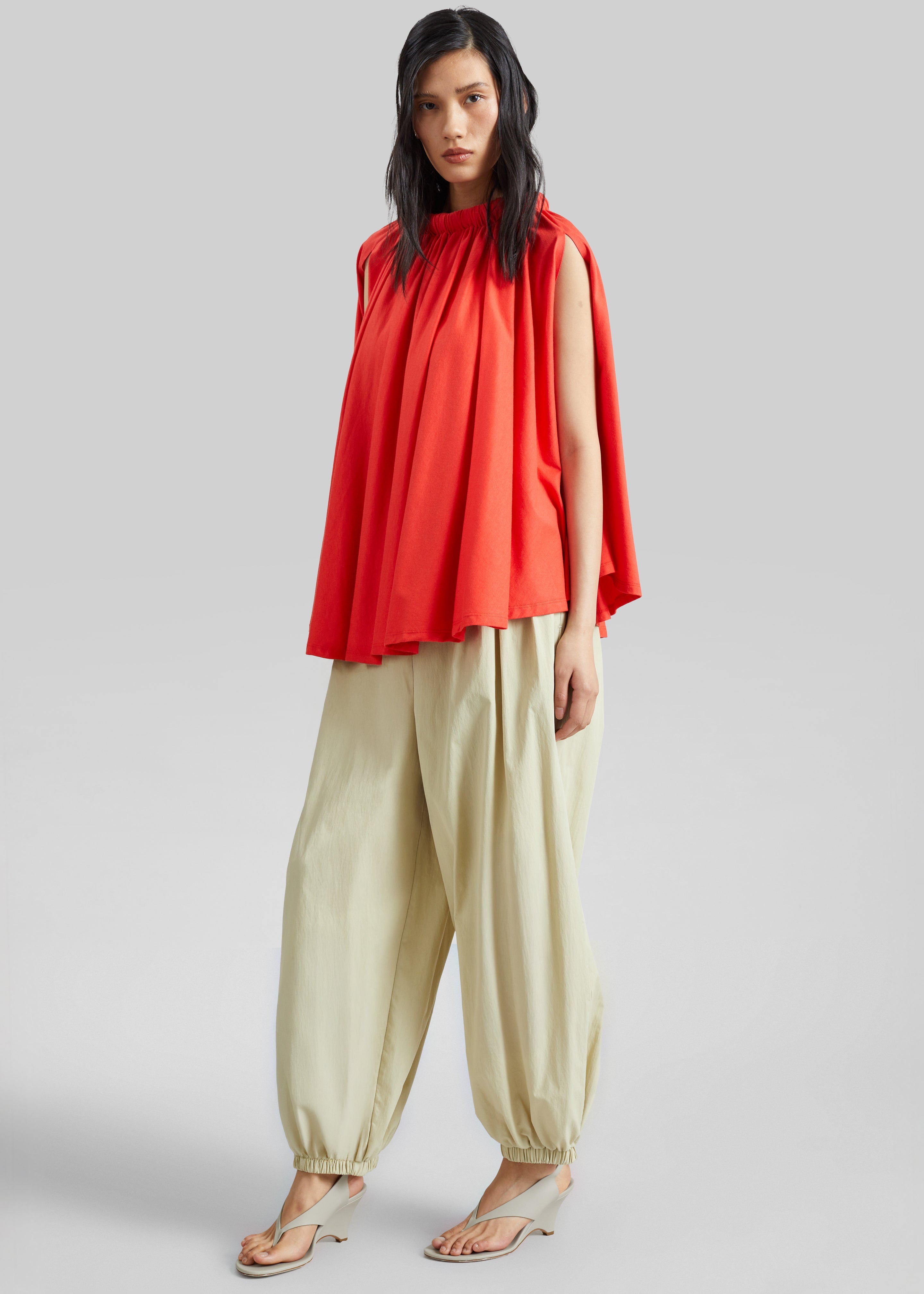 Vannes Balloon Pants - Beige