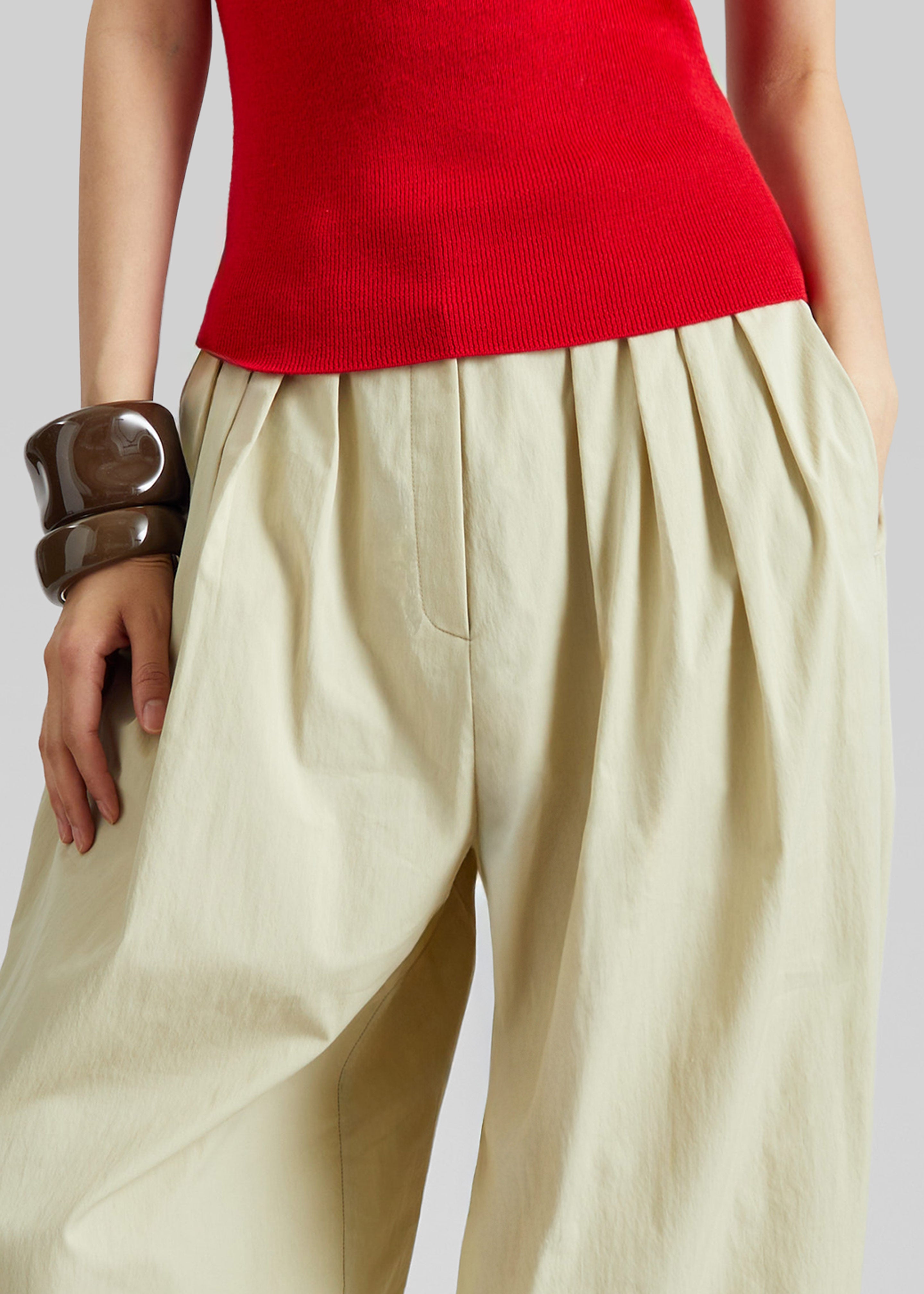 Vannes Balloon Pants - Beige