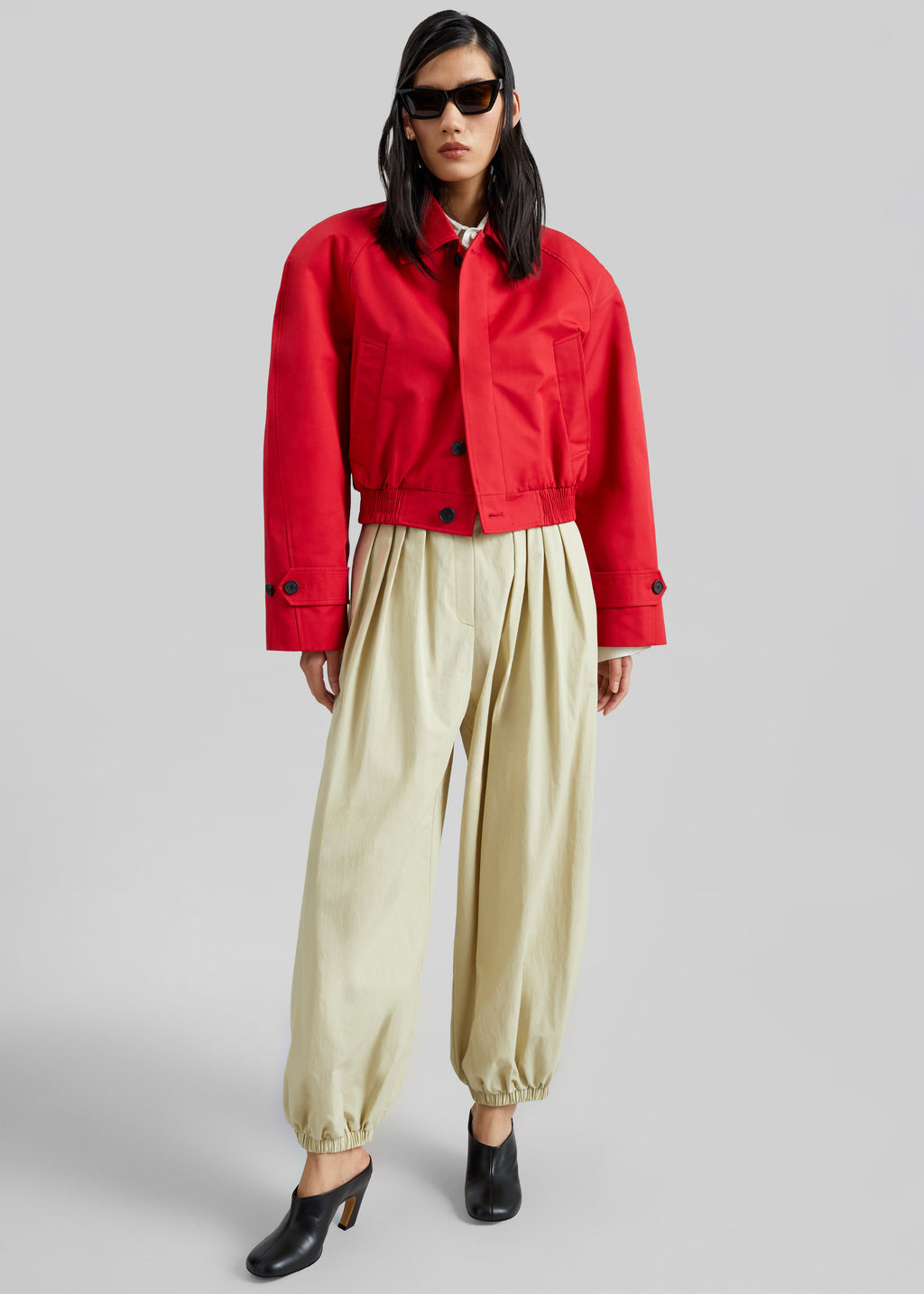 Vannes Balloon Pants - Beige