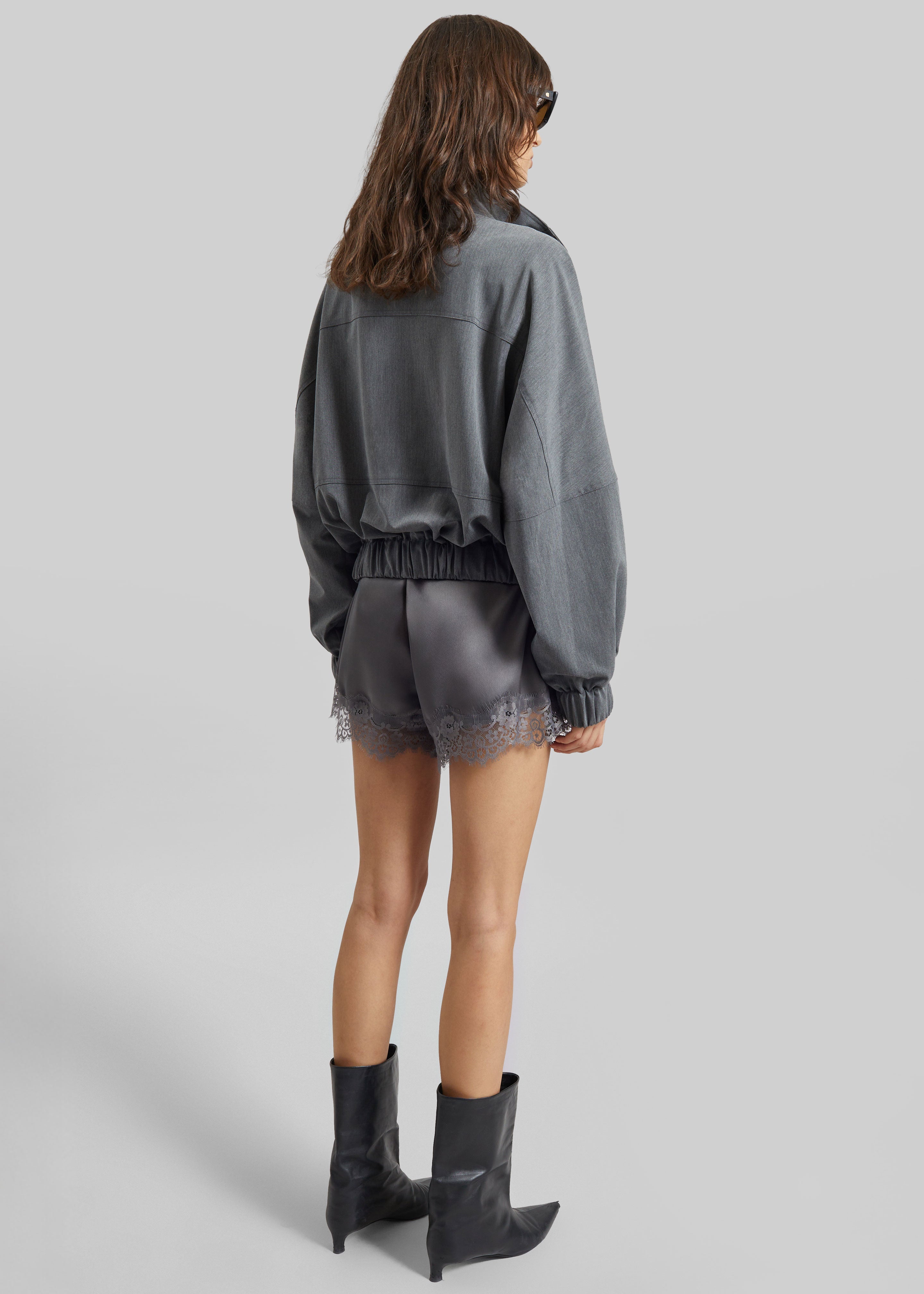 Veere Blouson Jacket - Grey