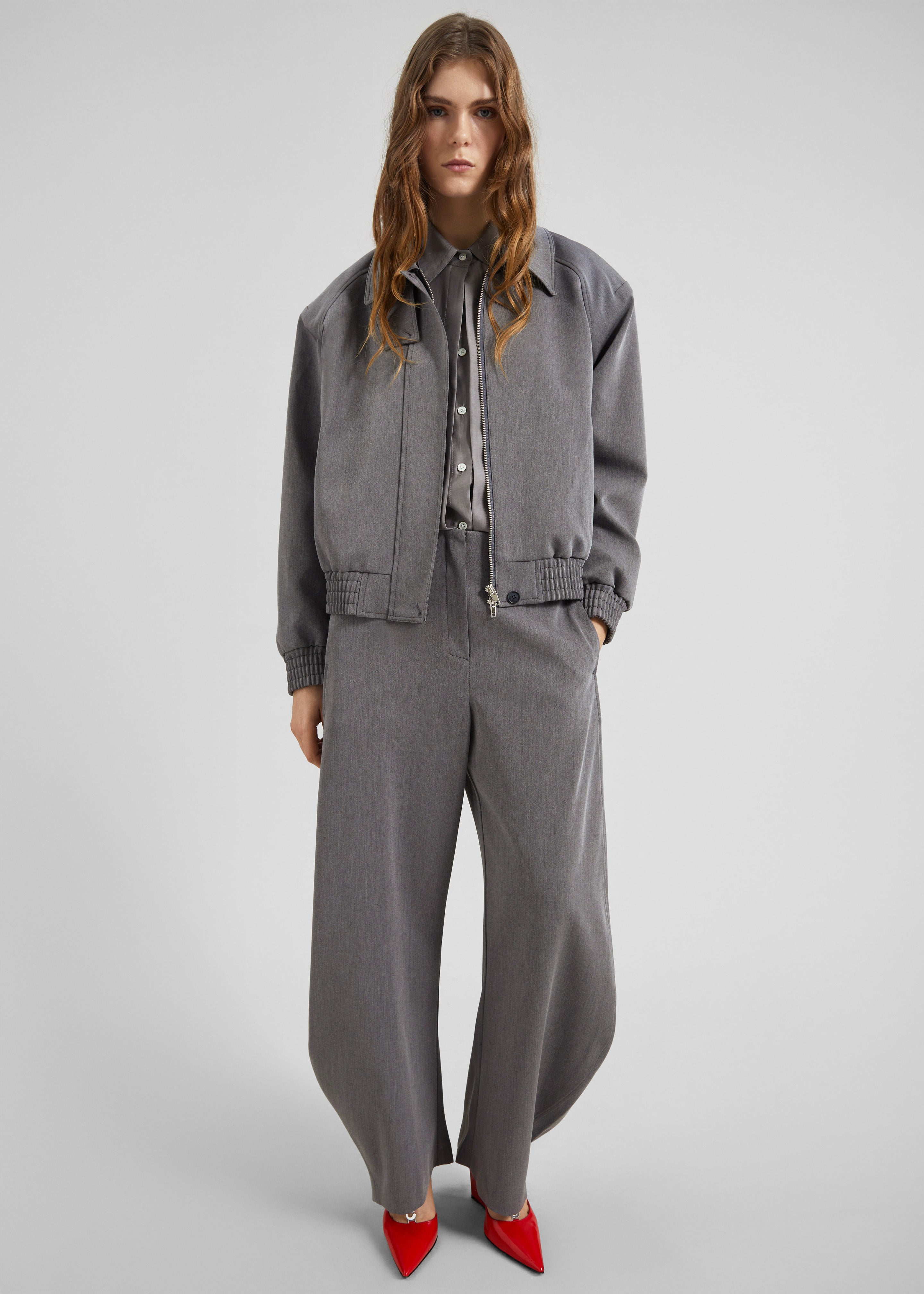 Vosges Barrel Leg Pants - Grey