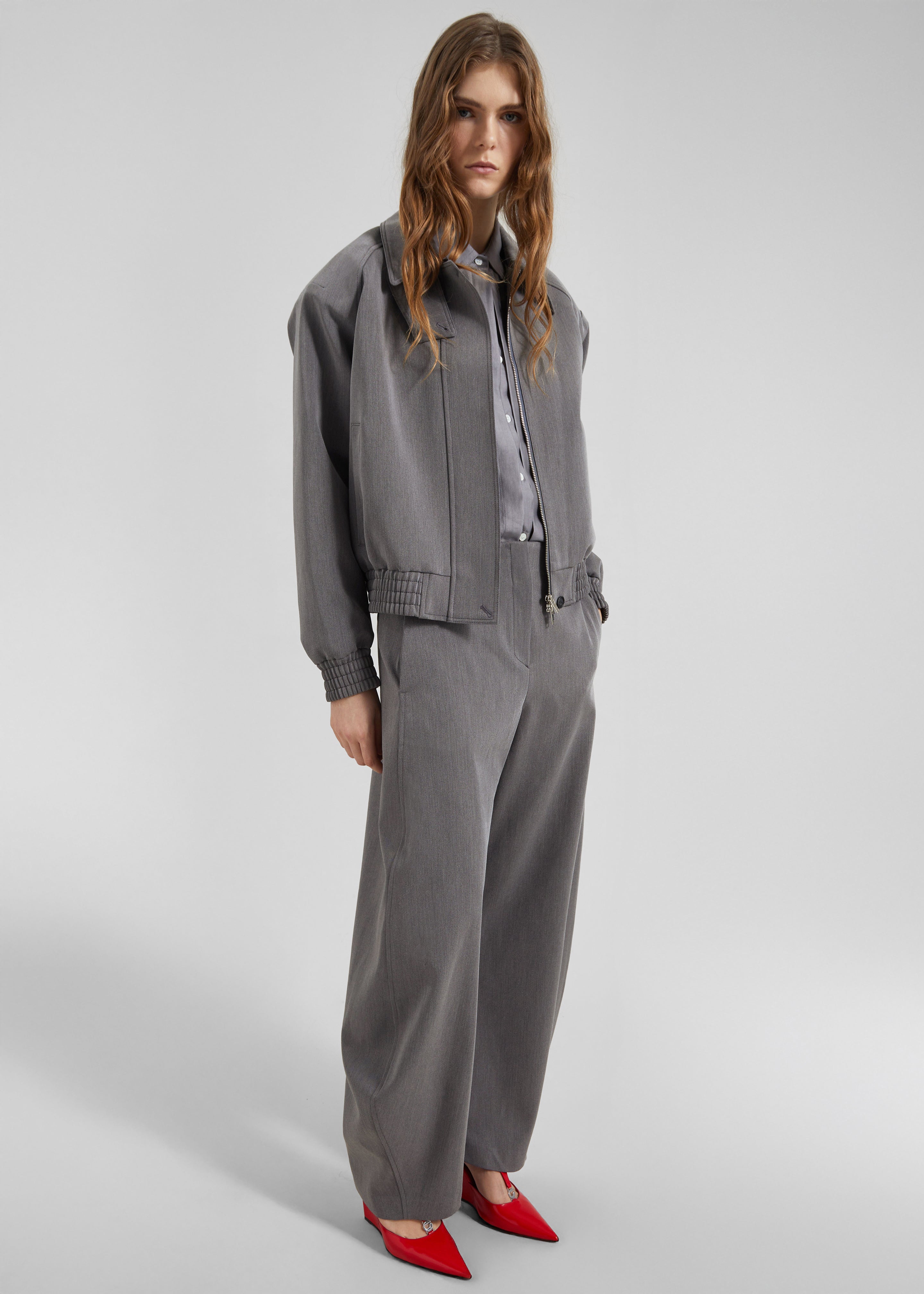 Vosges Barrel Leg Pants - Grey