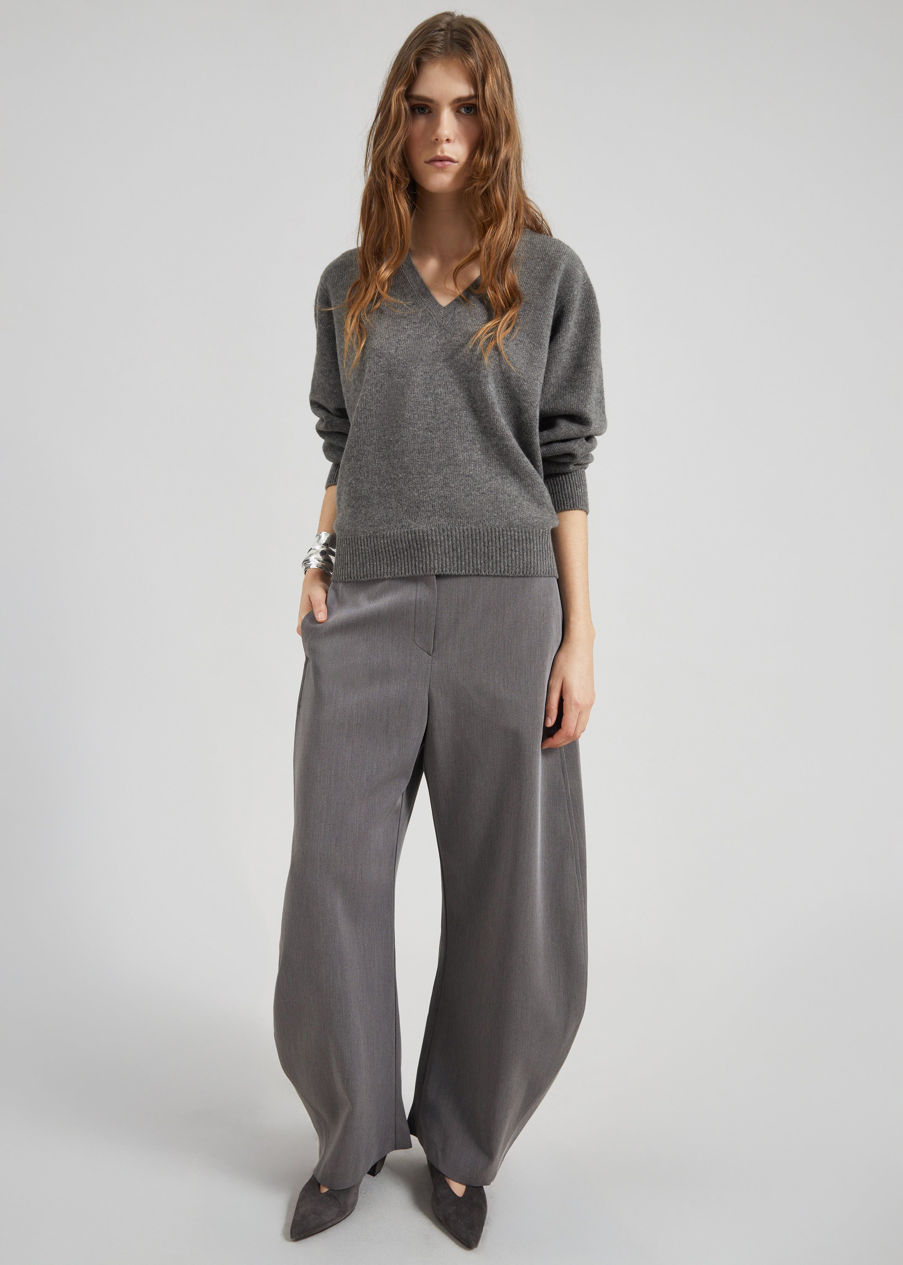 Vosges Barrel Leg Pants - Grey