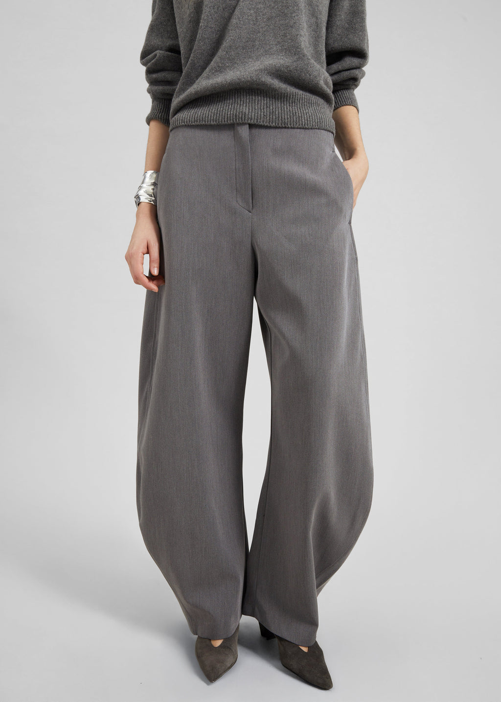 Vosges Barrel Leg Pants - Grey