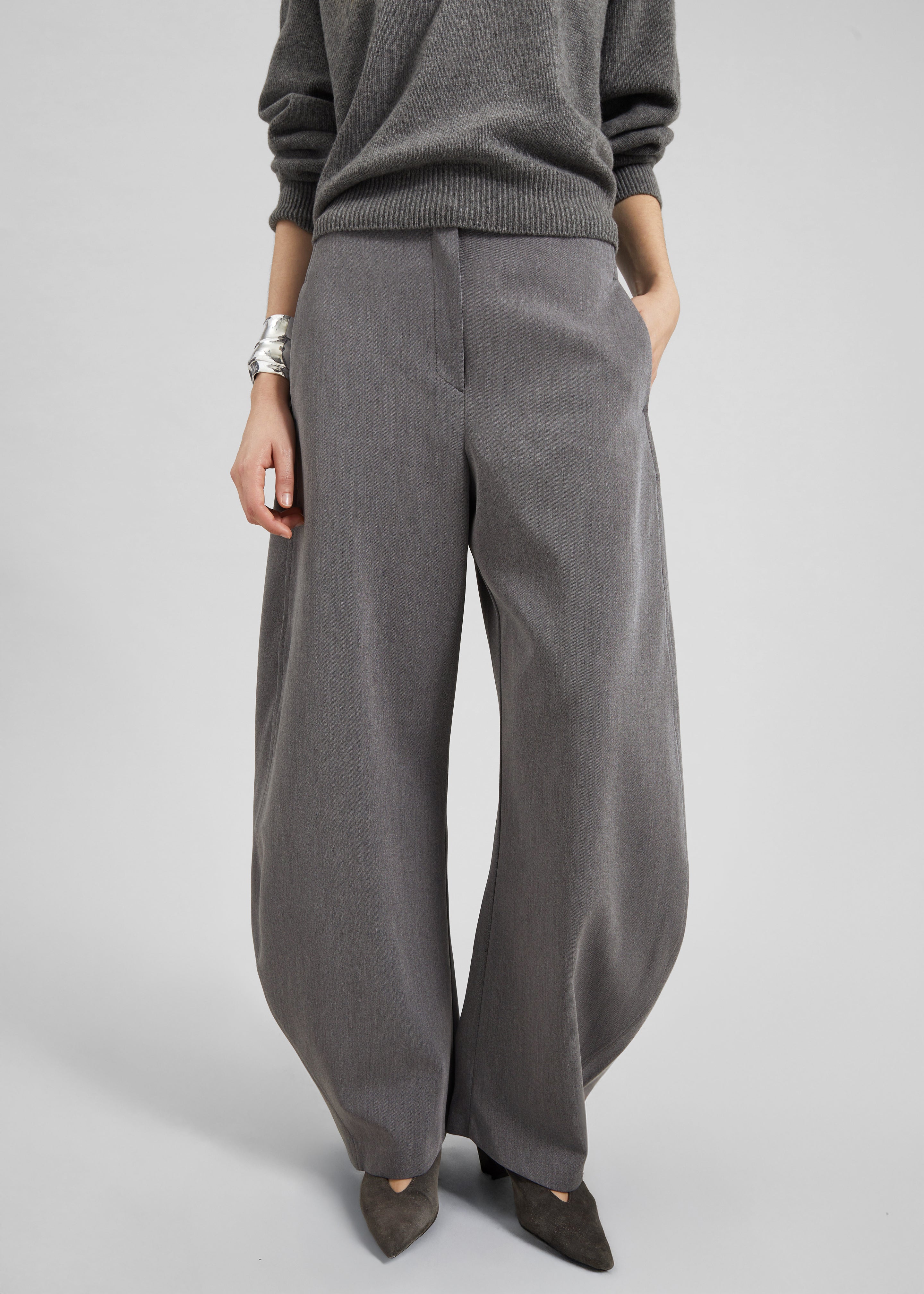 Vosges Barrel Leg Pants - Grey