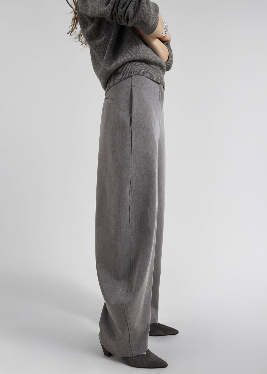 Vosges Barrel Leg Pants - Grey